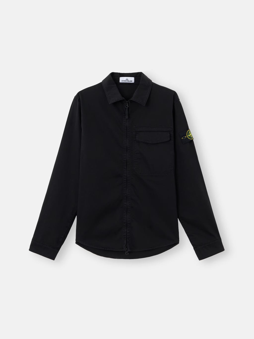 Regular-fit overshirt with concealed zip - BoUvy