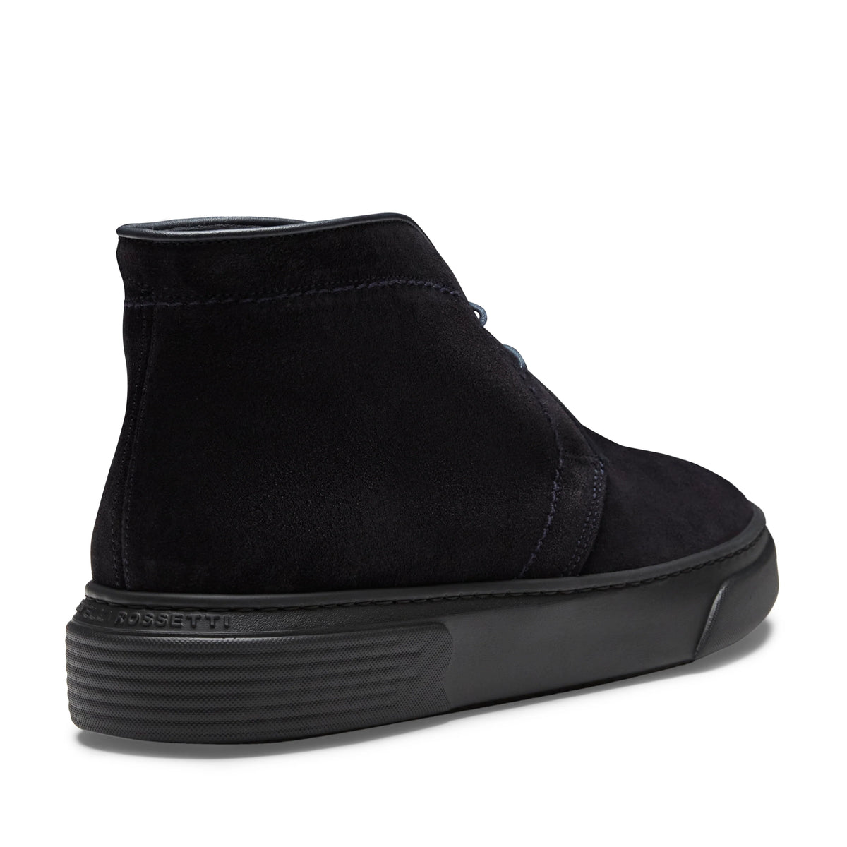 Men's navy blue suede desert boot | BoUvy