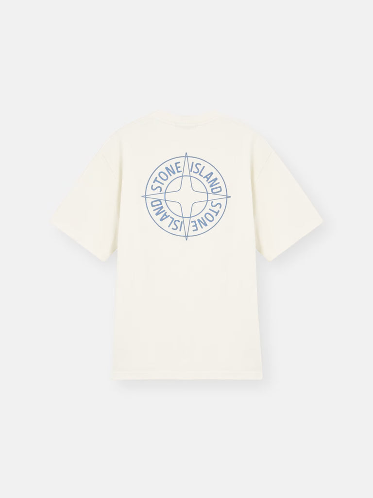Regular-fit T-shirt with ‘Outline Compass’ print - BoUvy