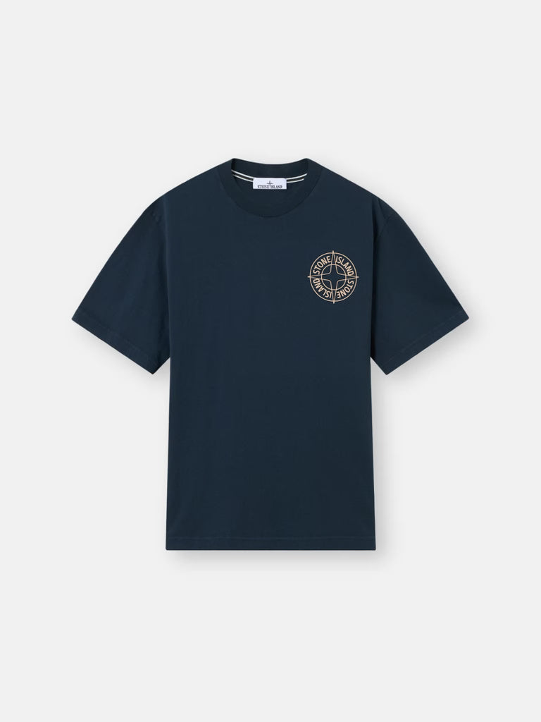 Regular-fit T-shirt with ‘Outline Compass’ print - BoUvy