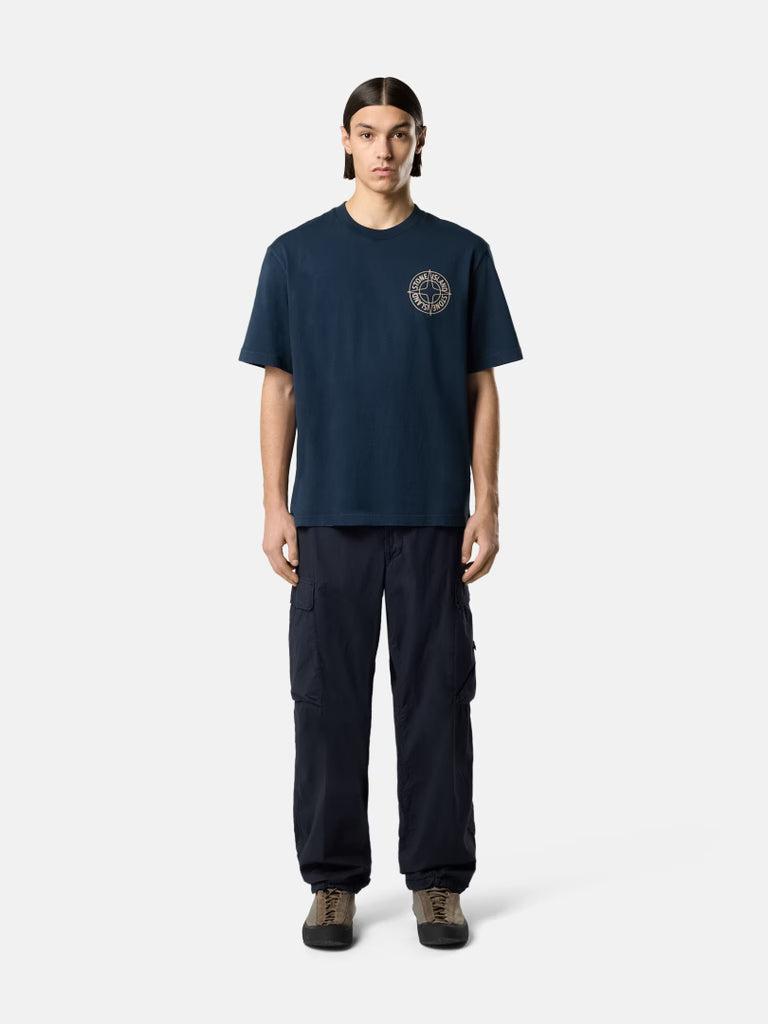 Regular-fit T-shirt with ‘Outline Compass’ print - BoUvy