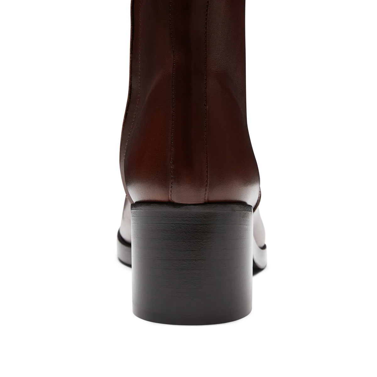 Leather ankle boot (Chestnut) | BoUvy