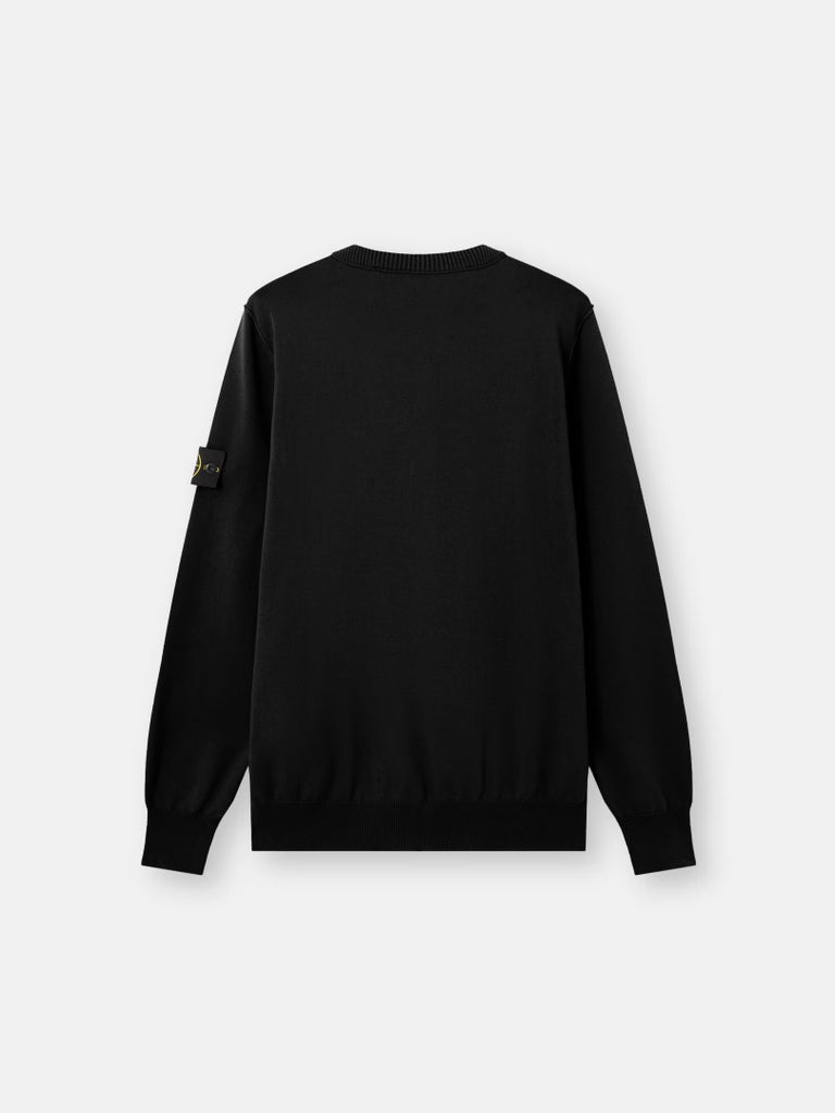 Crewneck jumper with rolled edge seams - BoUvy