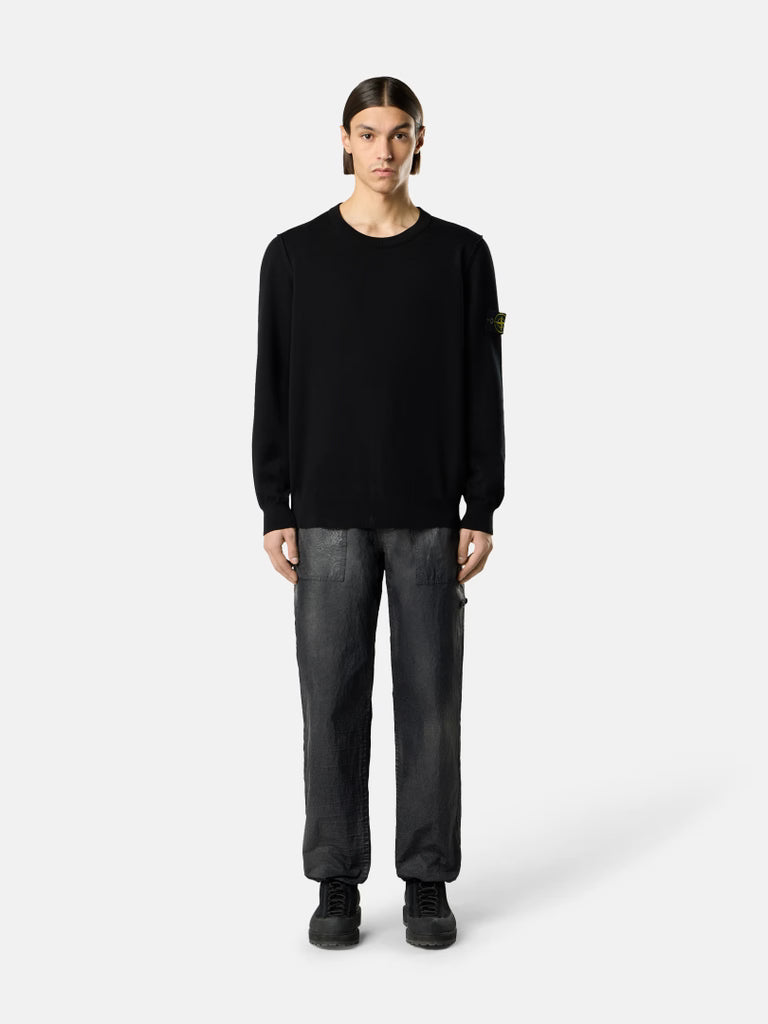 Crewneck jumper with rolled edge seams - BoUvy