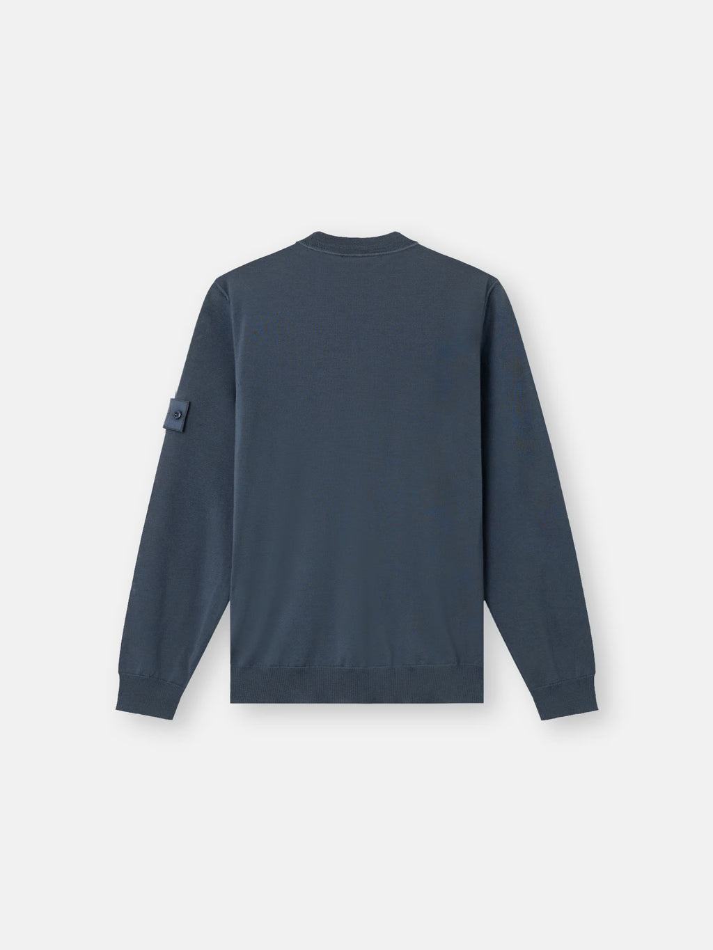 Regular-fit crewneck jumper with ribbed trims - BoUvy