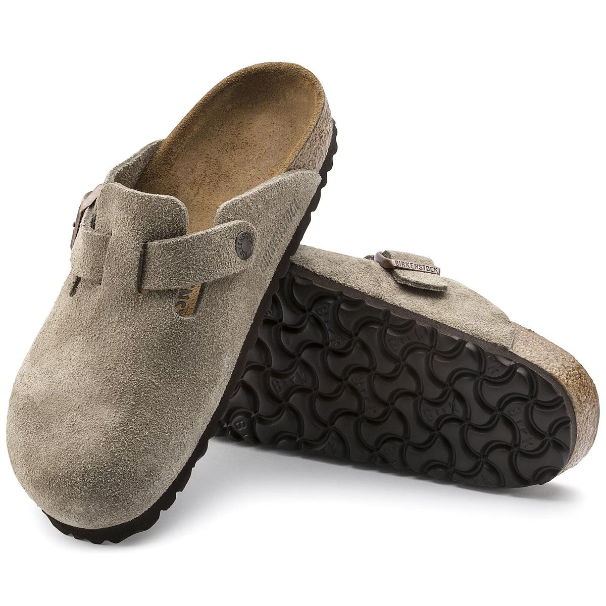 Boston Suede Leather in Color Taupe | BoUvy