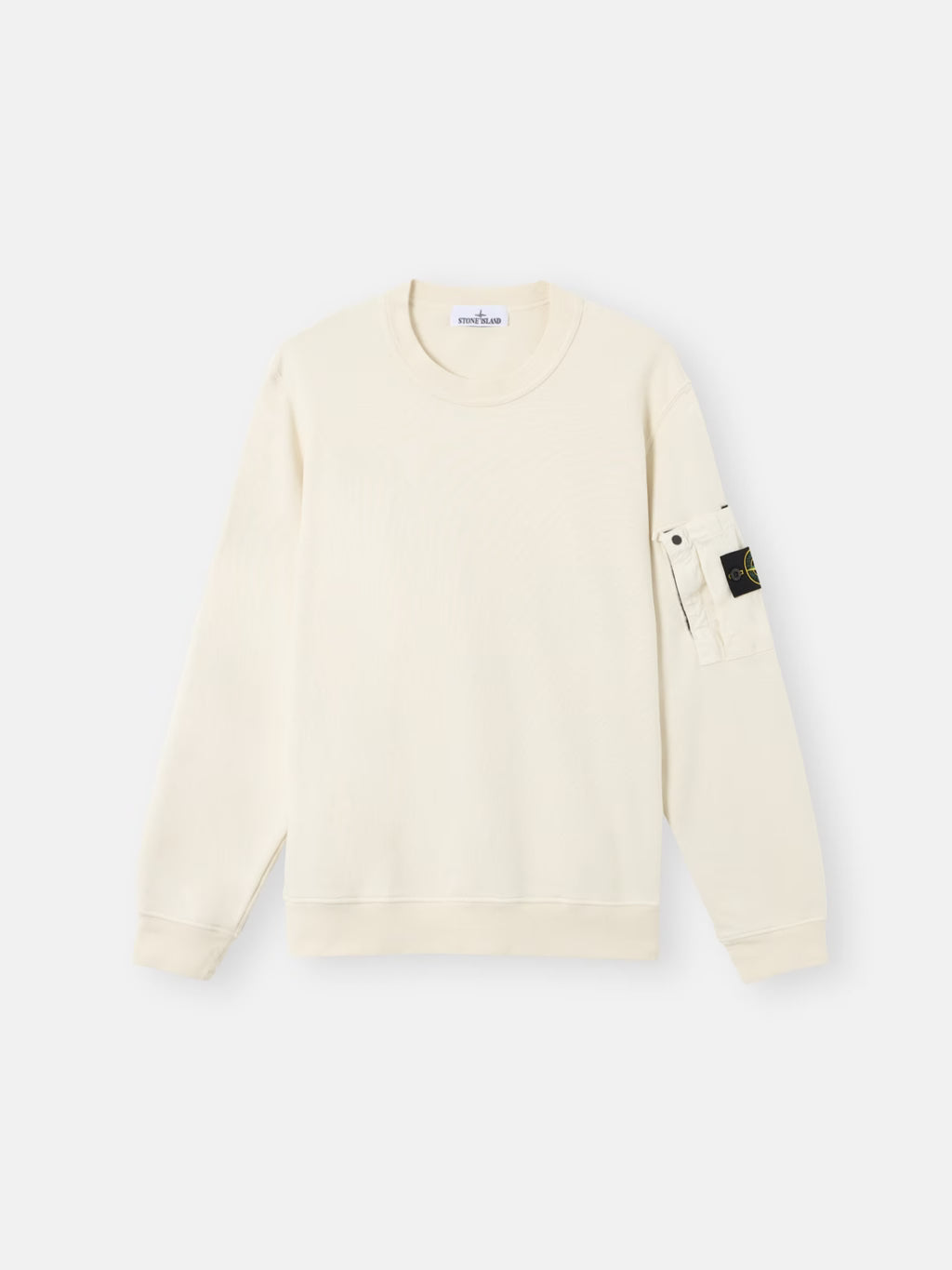 Regular-fit crewneck sweatshirt with seasonal pocket - BoUvy