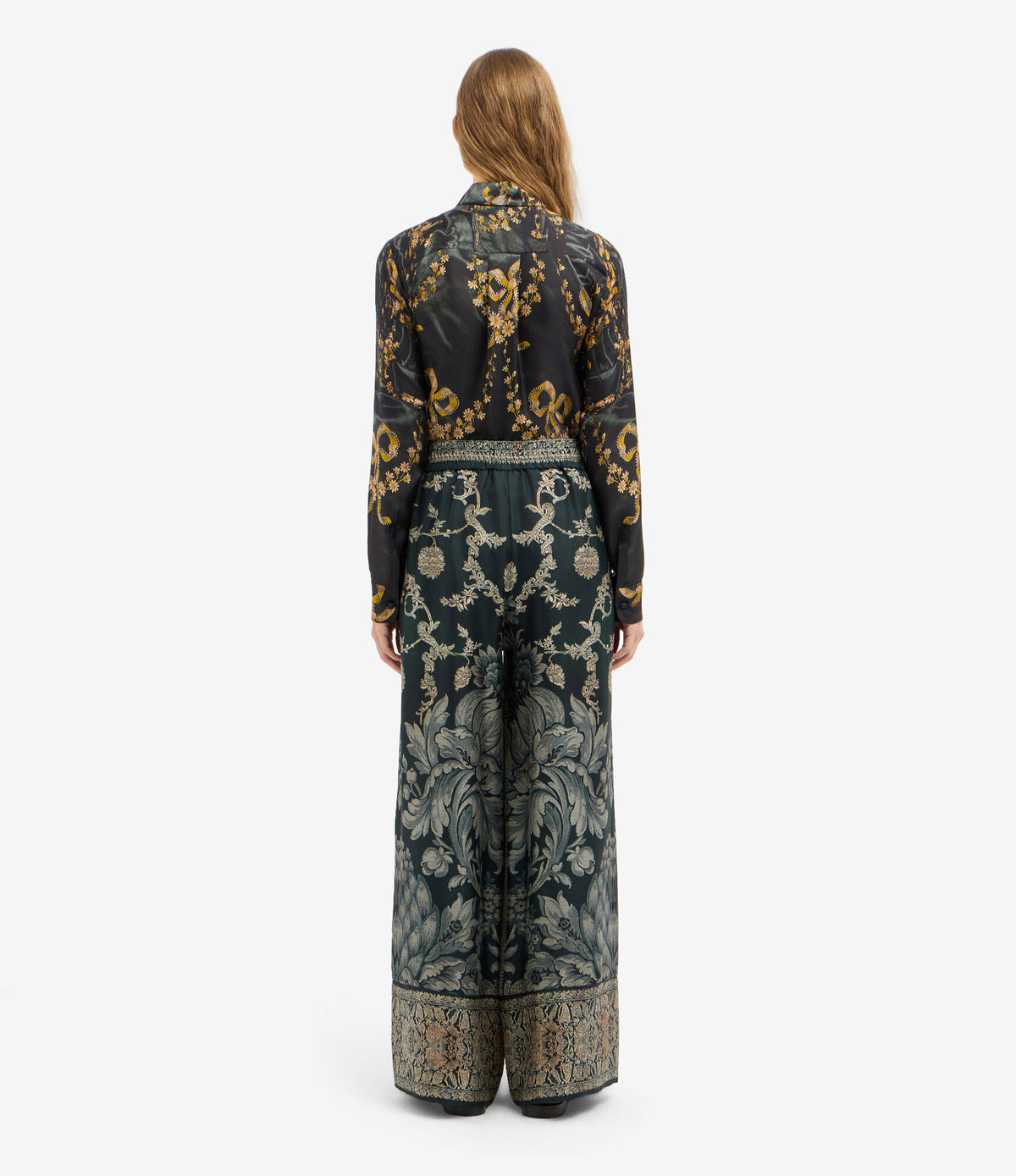 ALOE Palazzo Trousers Silk – Manto Di Seta | BoUvy