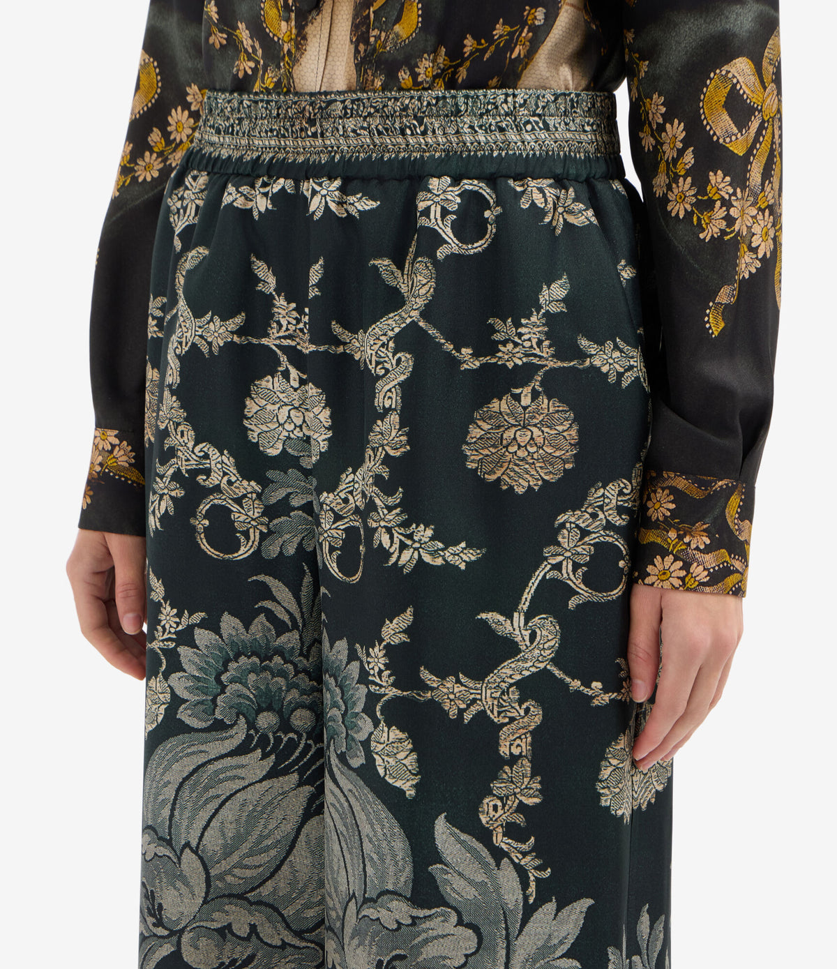 ALOE Palazzo Trousers Silk – Manto Di Seta | BoUvy