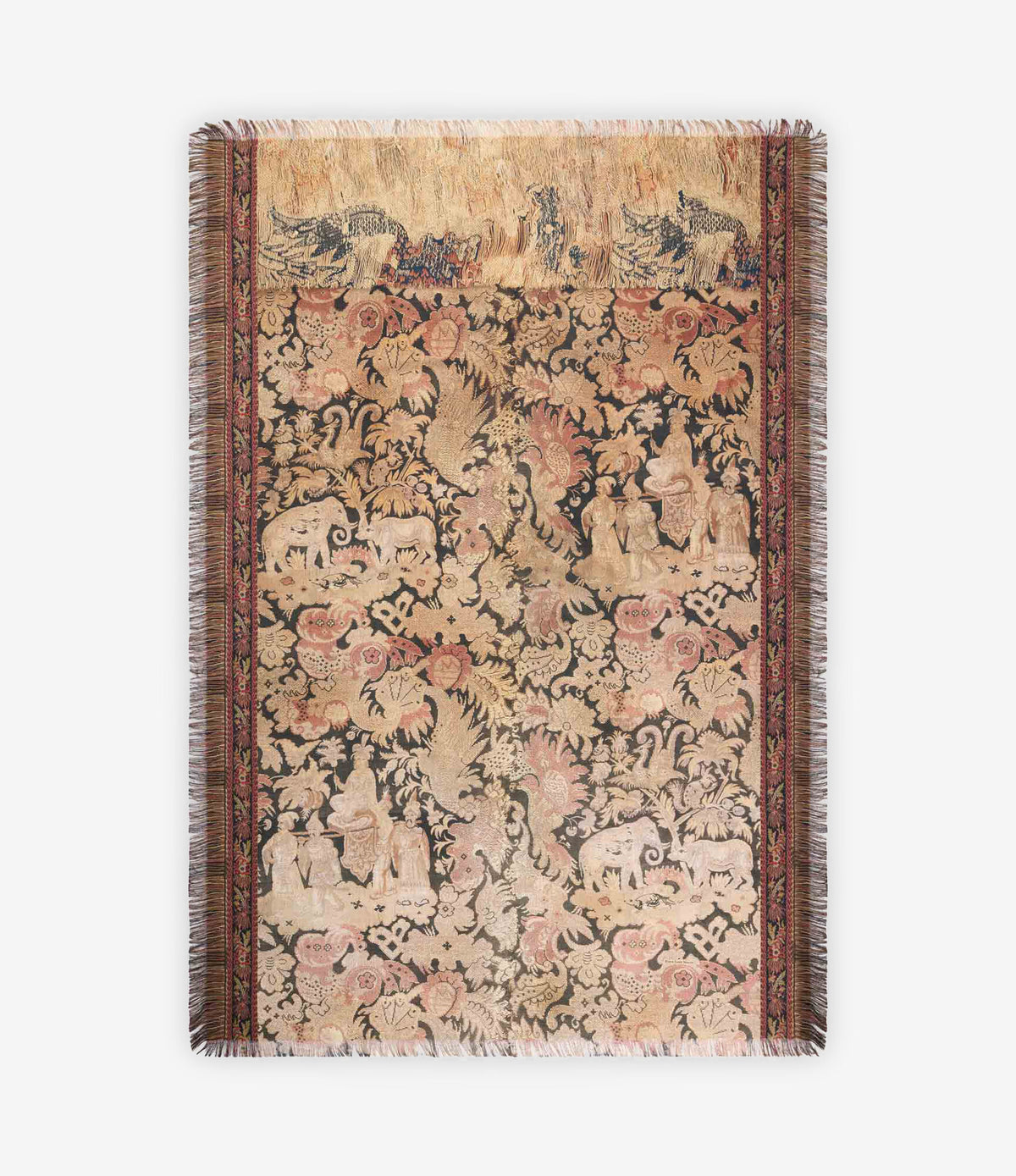 ALOEUW Shawl Scarf Silk 135x195 – Origami Di Vetiver | BoUvy