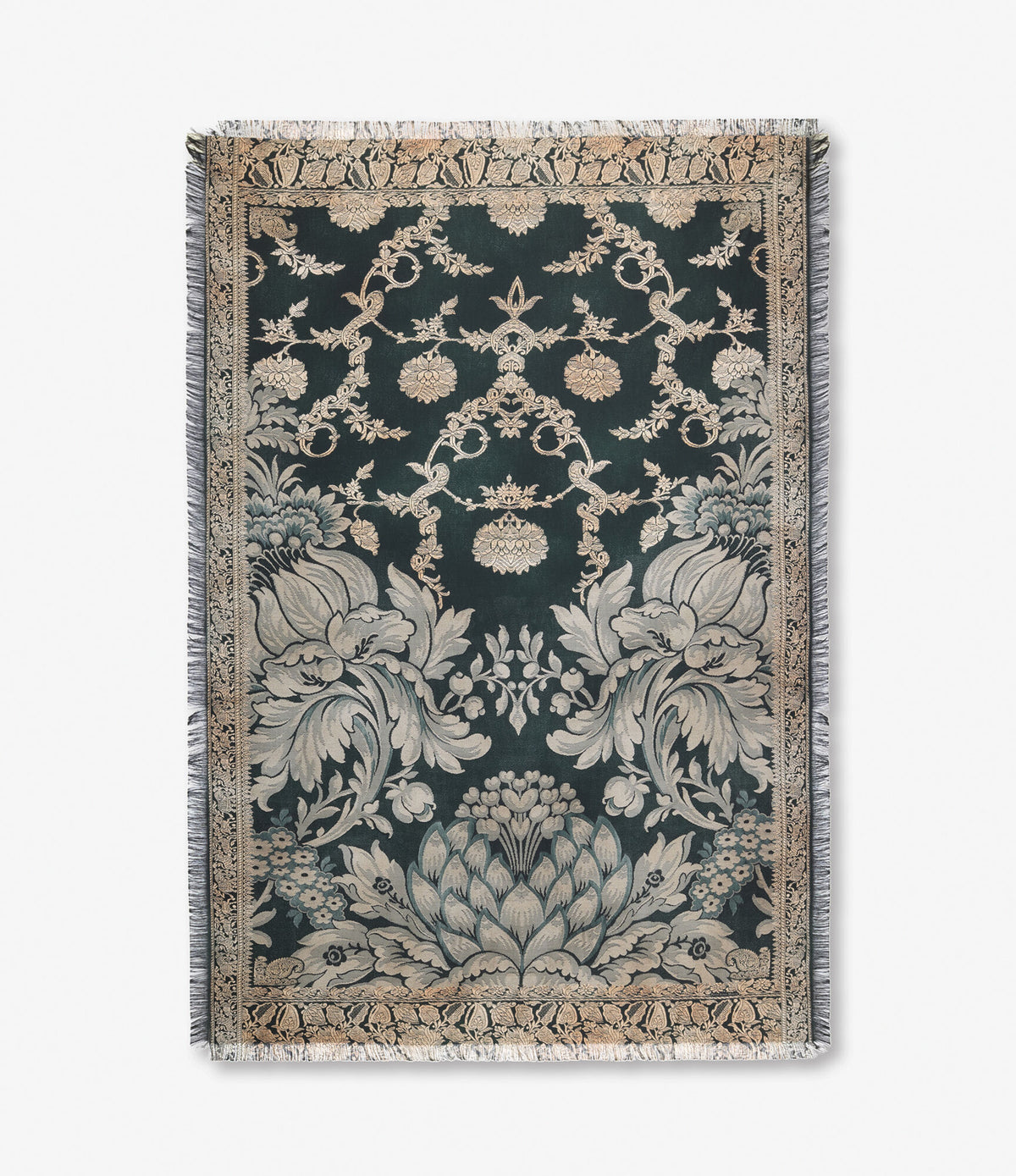 ALOEUW Shawl Scarf Silk 135x195 – Damasco Di Granato | BoUvy