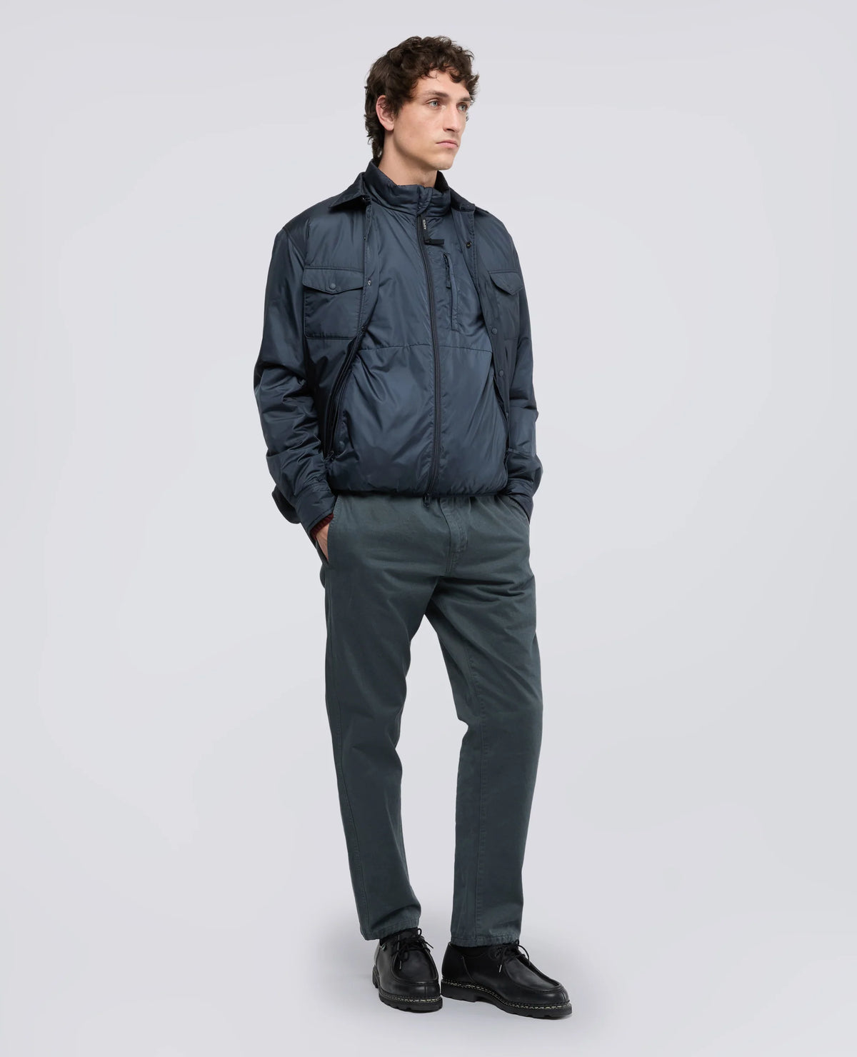JIL NYLON VEST - NAVY | BoUvy