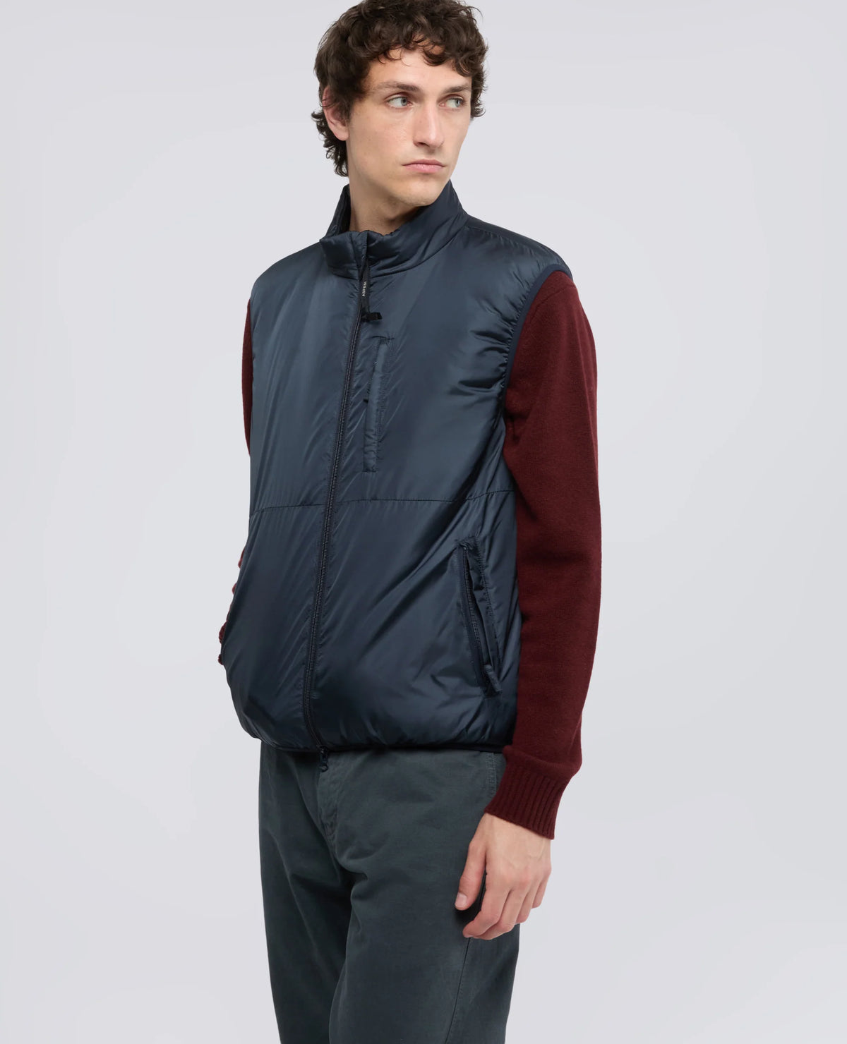 JIL NYLON VEST - NAVY | BoUvy
