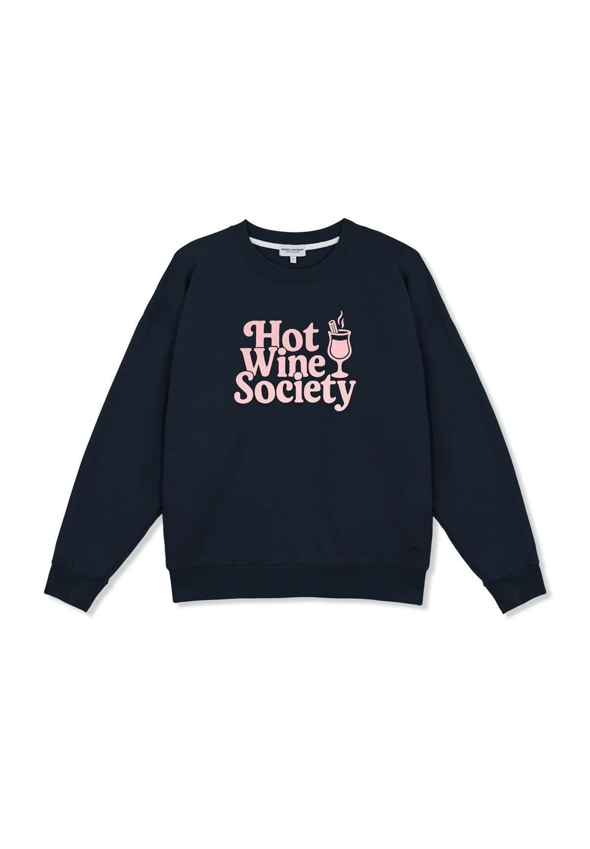 Sweatshirt Rosa HOT WINE Navy | BoUvy