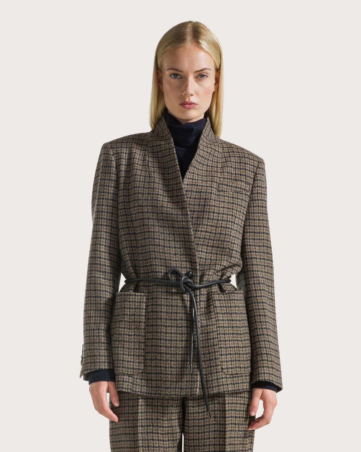 Diamond-quilted cashmere jacket | BoUvy