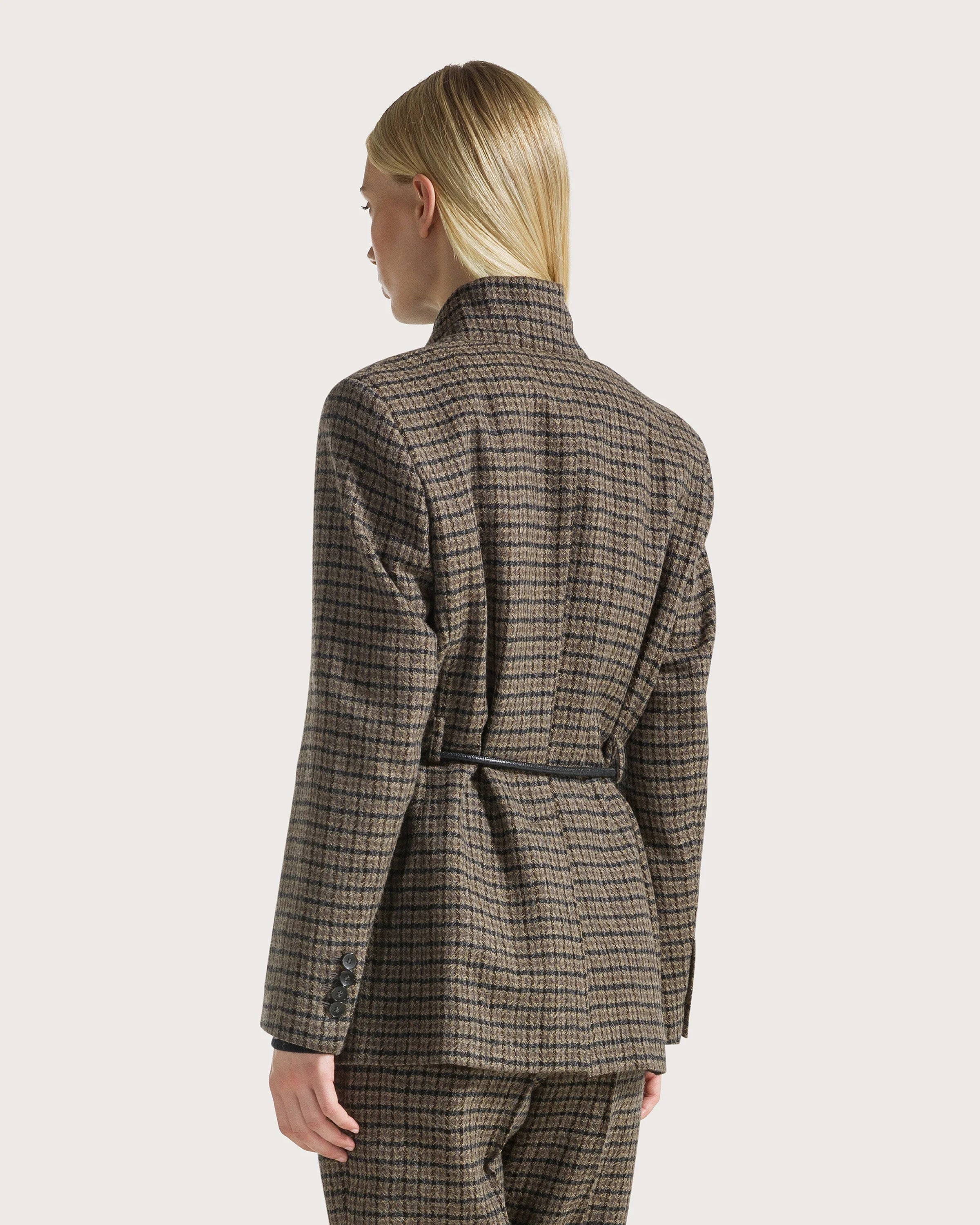 Diamond-quilted cashmere jacket | BoUvy
