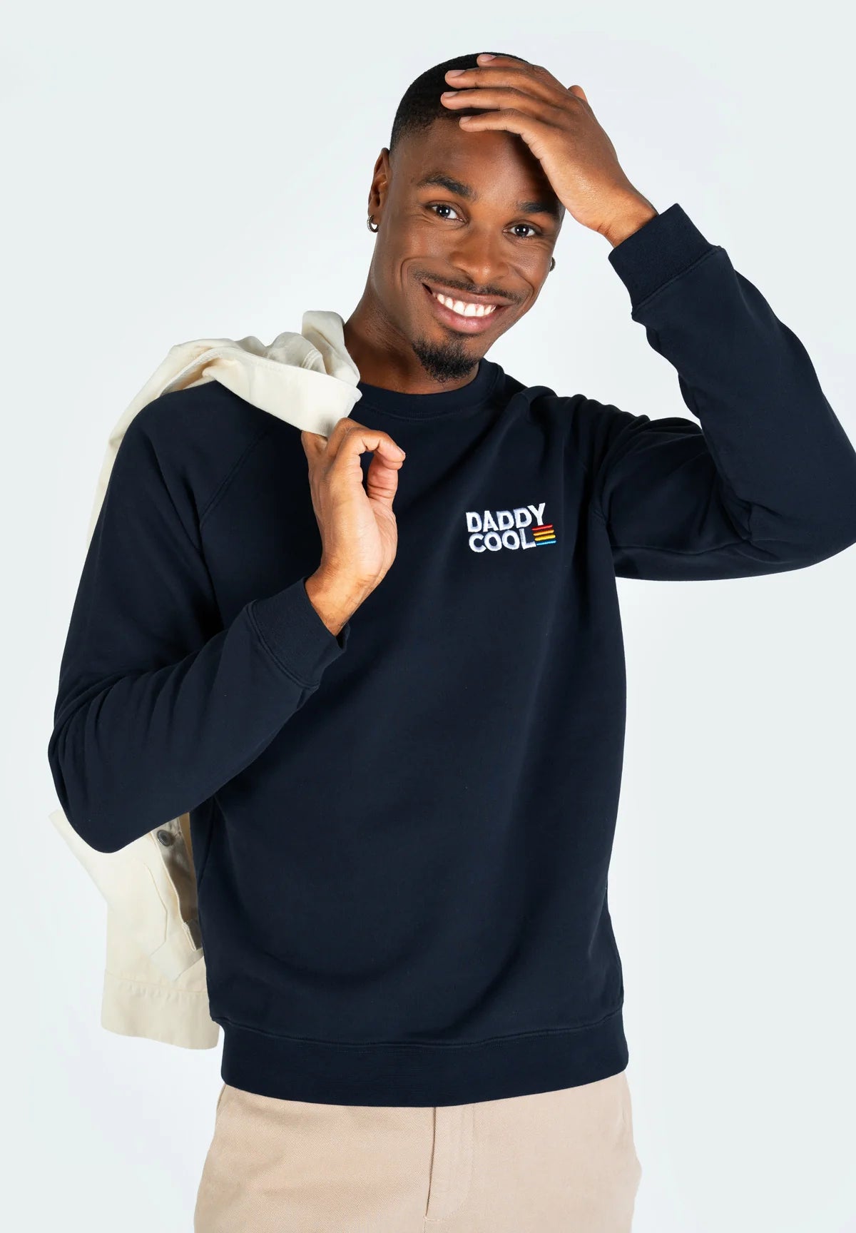 Sweatshirt Clyde DADDY COOL CŒUR Navy | BoUvy