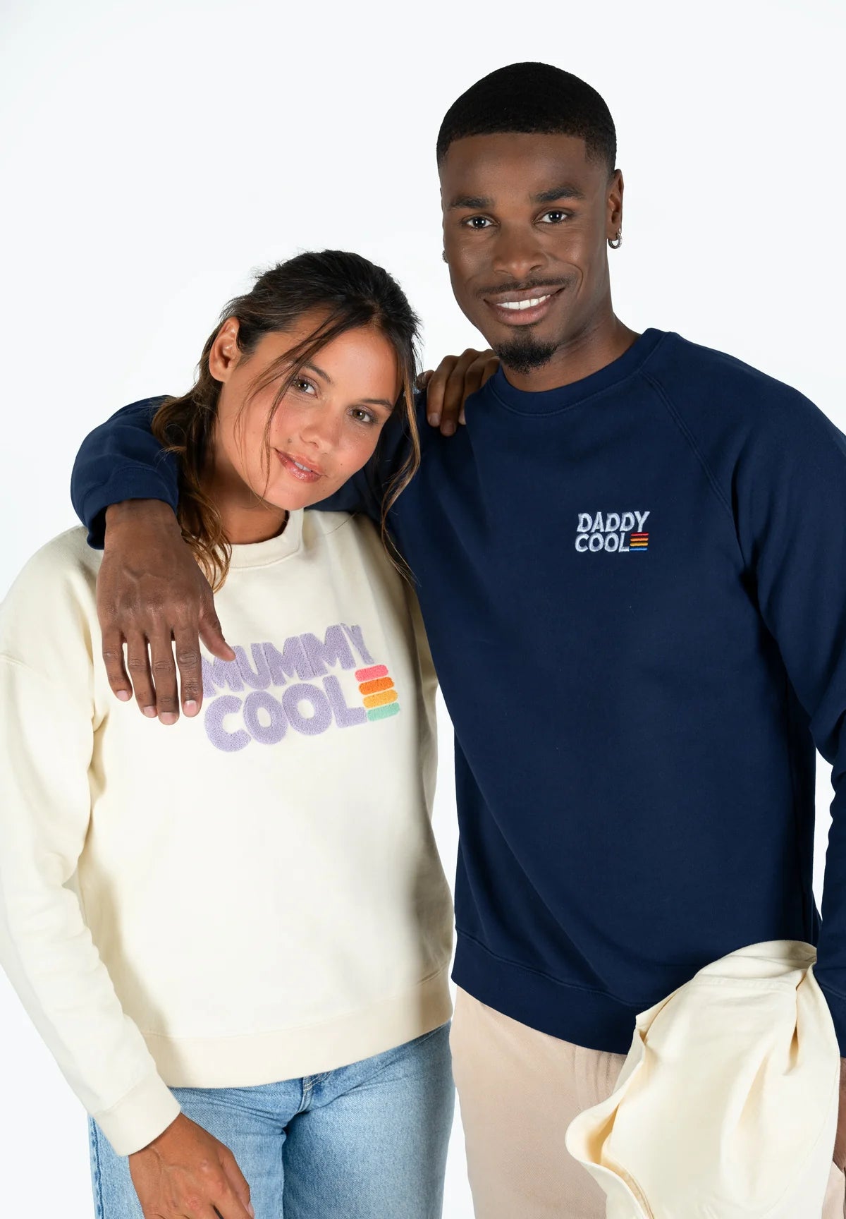 Sweatshirt Clyde DADDY COOL CŒUR Navy | BoUvy
