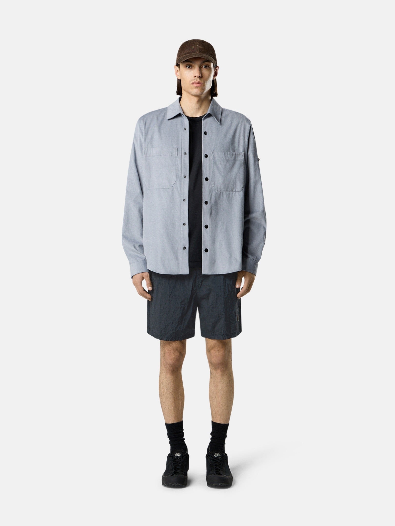 Slim-fit T-shirt with Compass patch - BoUvy