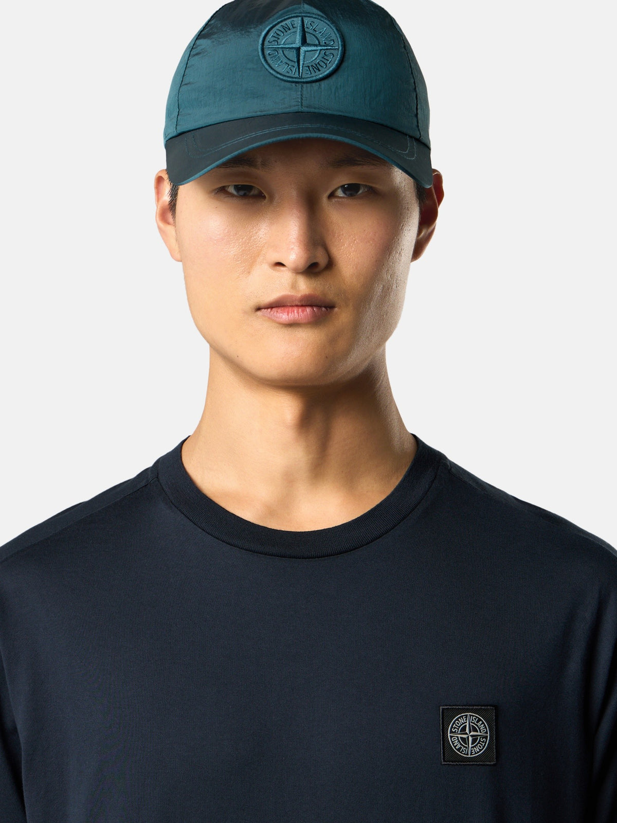 Slim-fit long-sleeve T-shirt with Compass patch - BoUvy