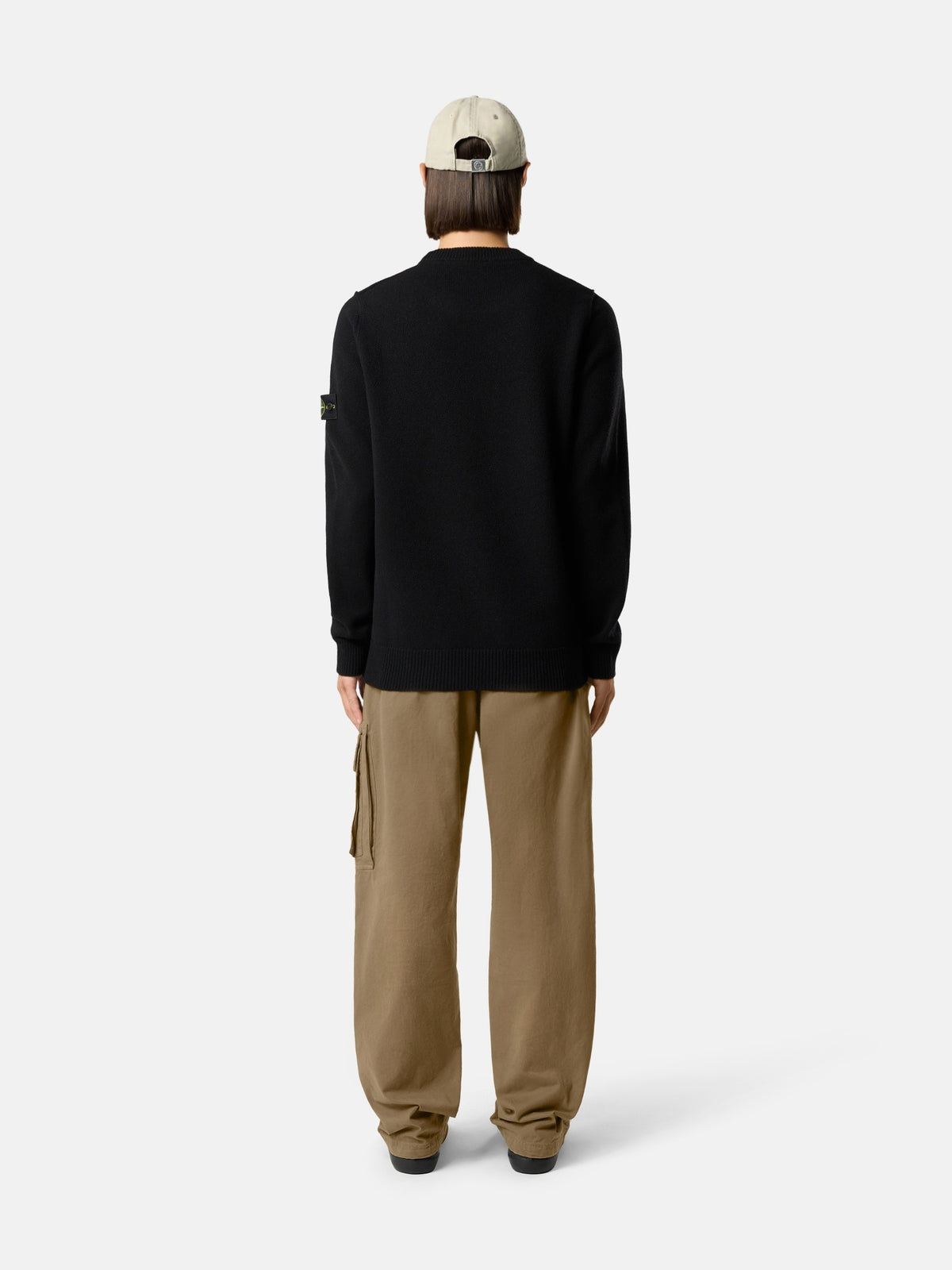 Regular-fit crewneck jumper with ribbed trims - BoUvy