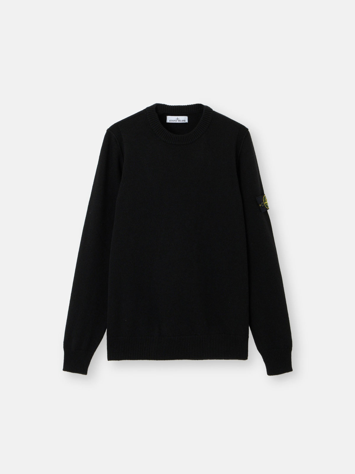 Regular-fit crewneck jumper with ribbed trims - BoUvy
