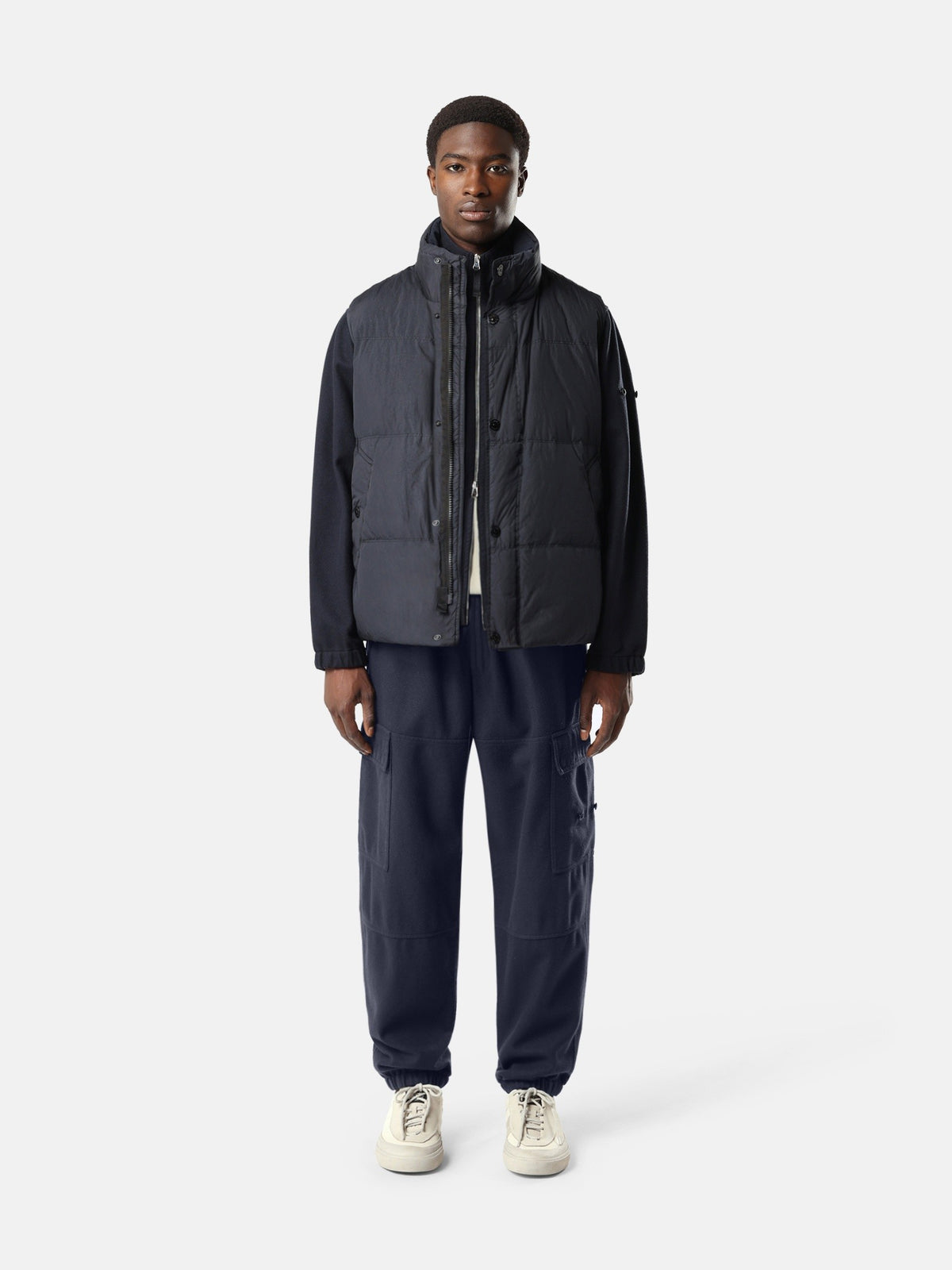 Wind-resistant down vest with anti-drop - BoUvy