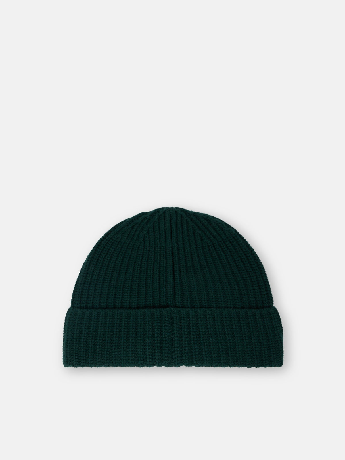 Ribbed knit beanie with Compass logo patch - BoUvy