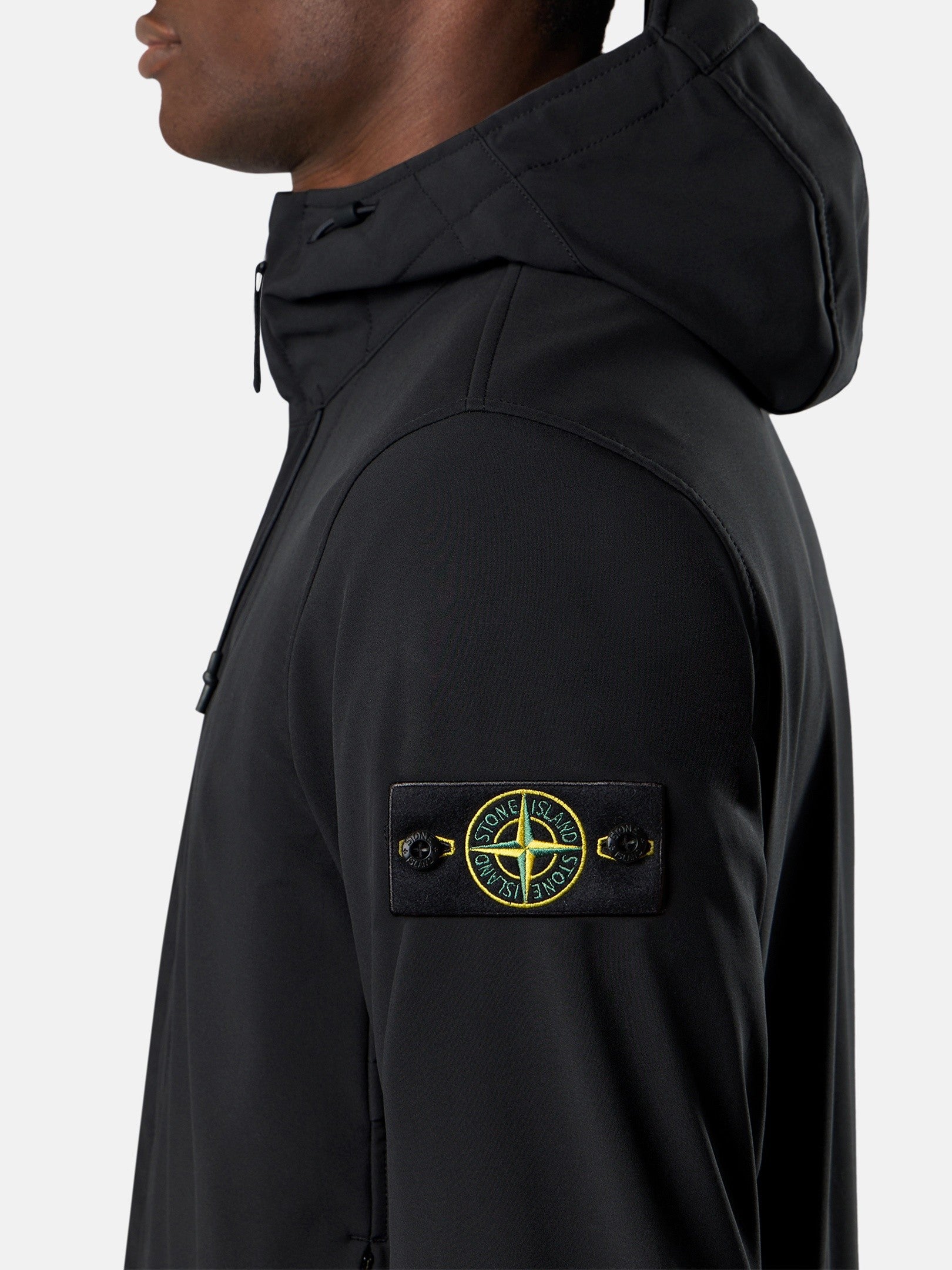 Hooded jacket with wind- and water-resistant membrane - BoUvy