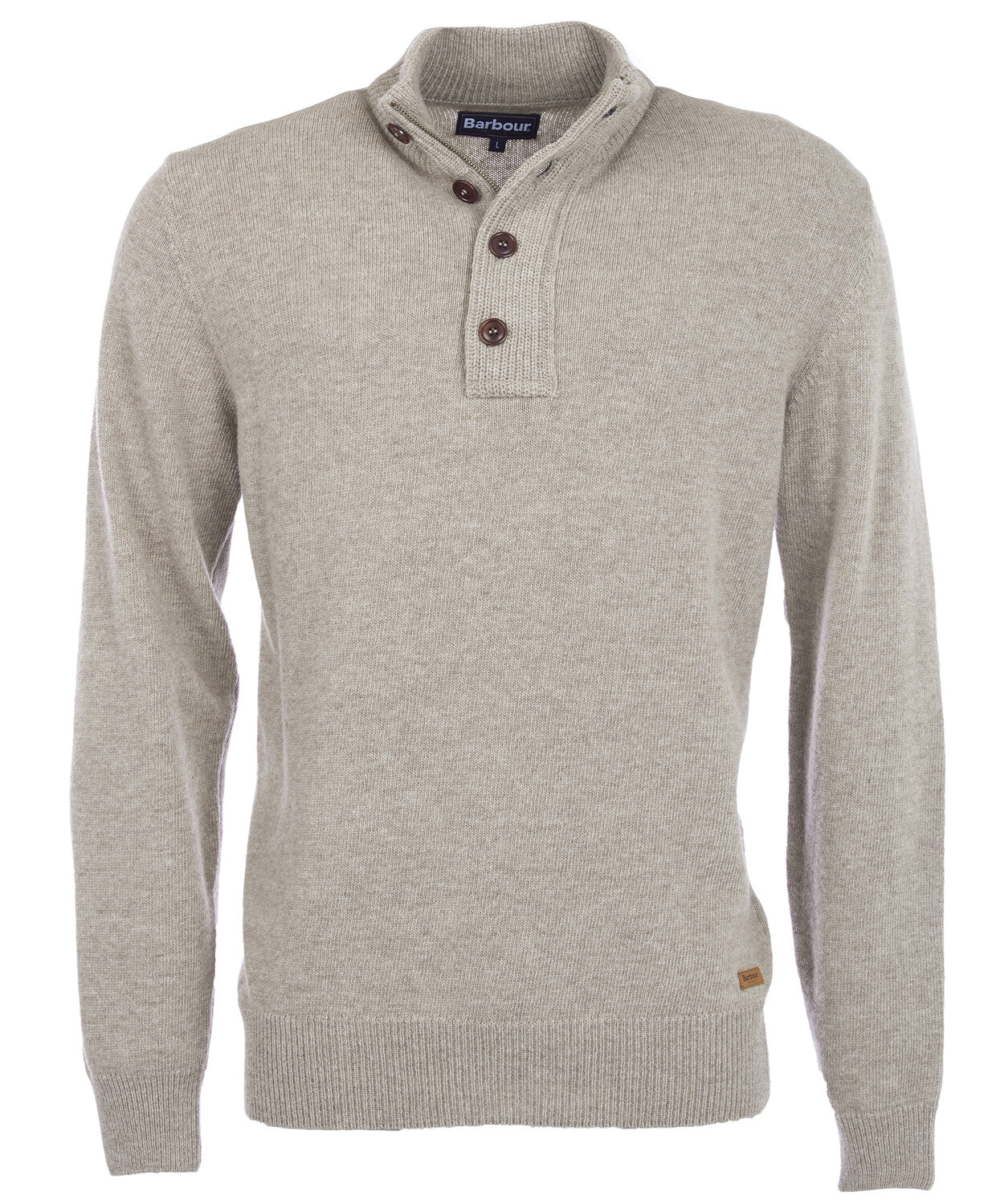 Essential Patch Half Zip Knitted Jumper | BoUvy