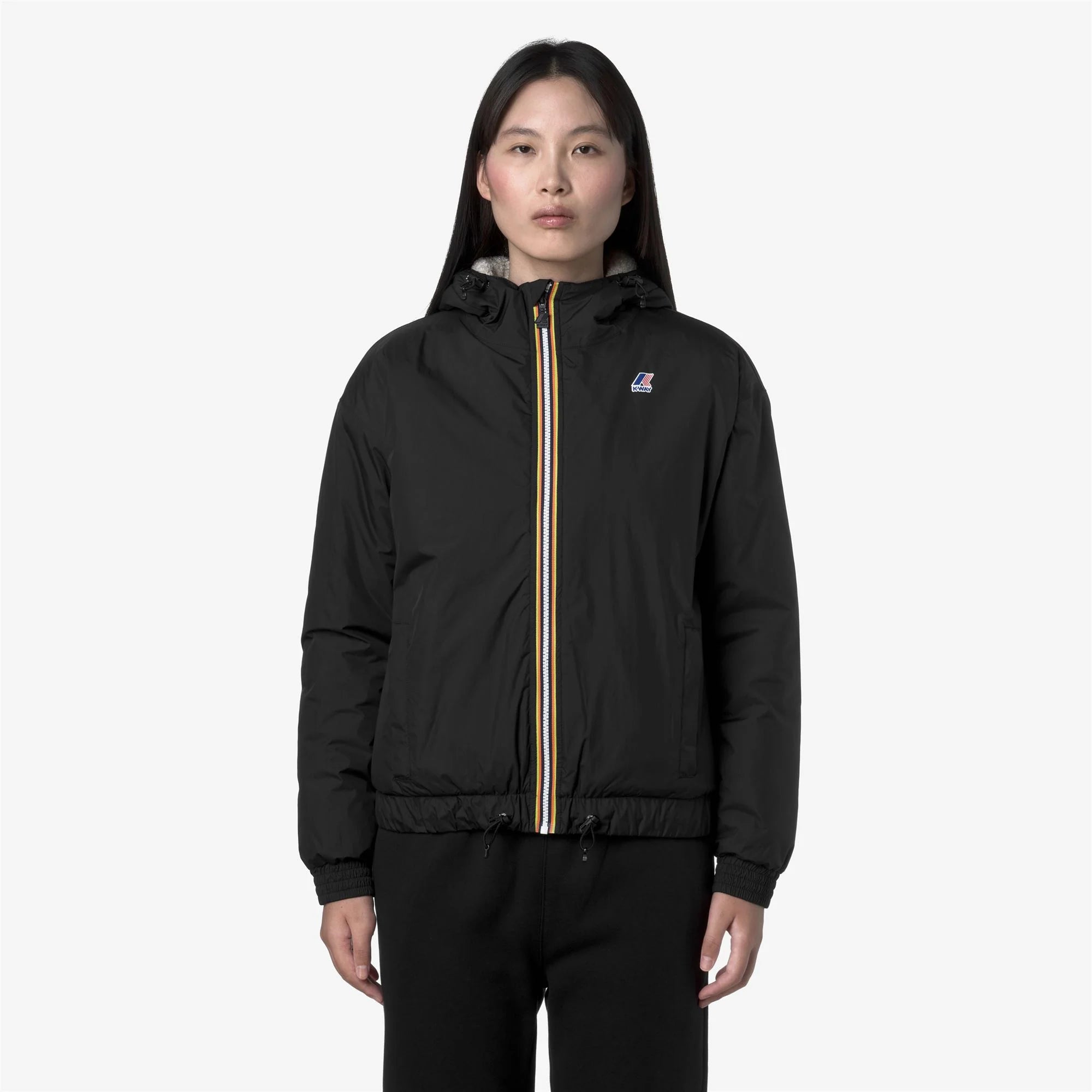 LE VRAI 4.0 ALBINE ORSETTO - Jackets - Short - Woman - Black Pure | BoUvy