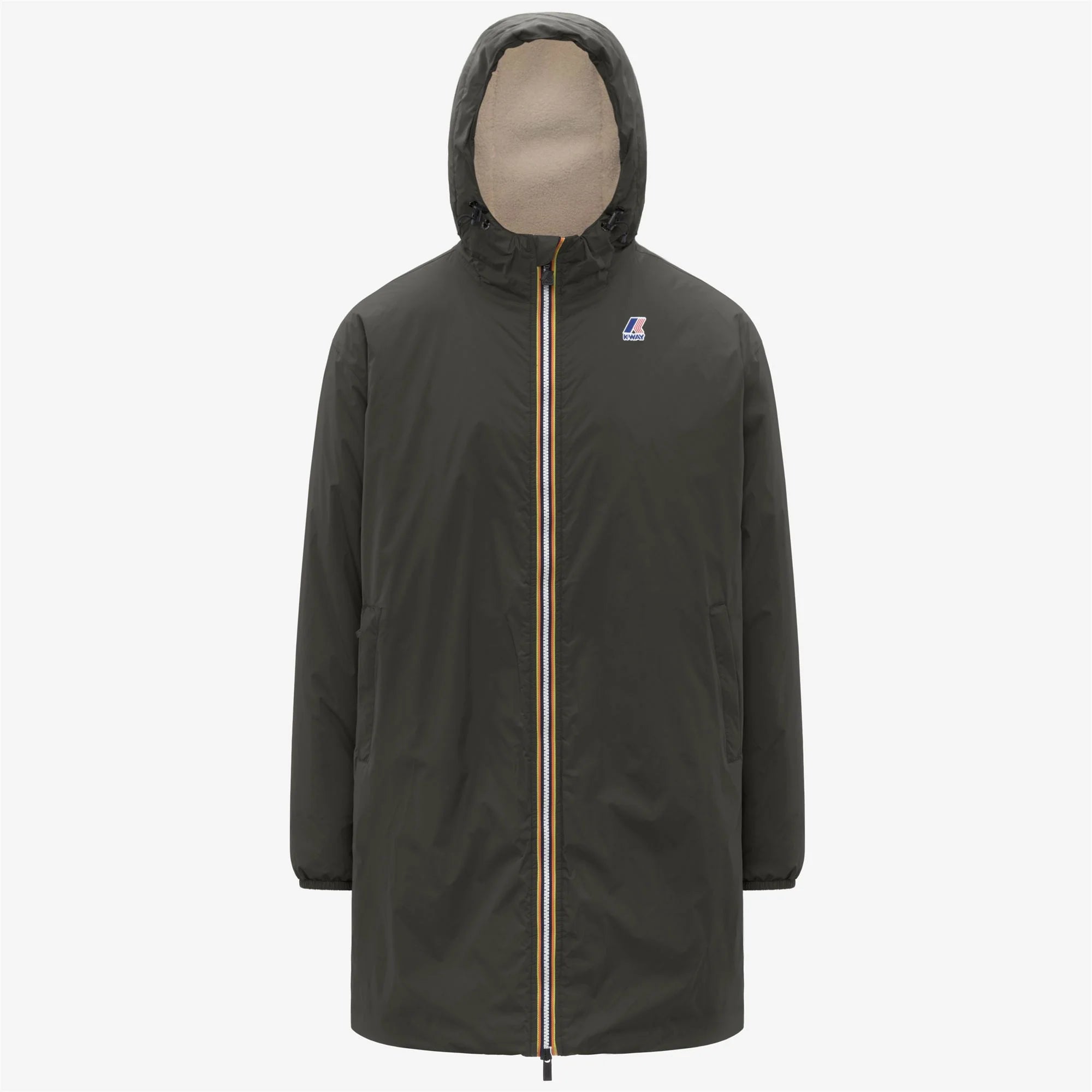 LE VRAI 4.0 EIFFEL EAST ORSETTO - Jackets - 3/4 Length - Unisex - GREEN BLACKISH | BoUvy