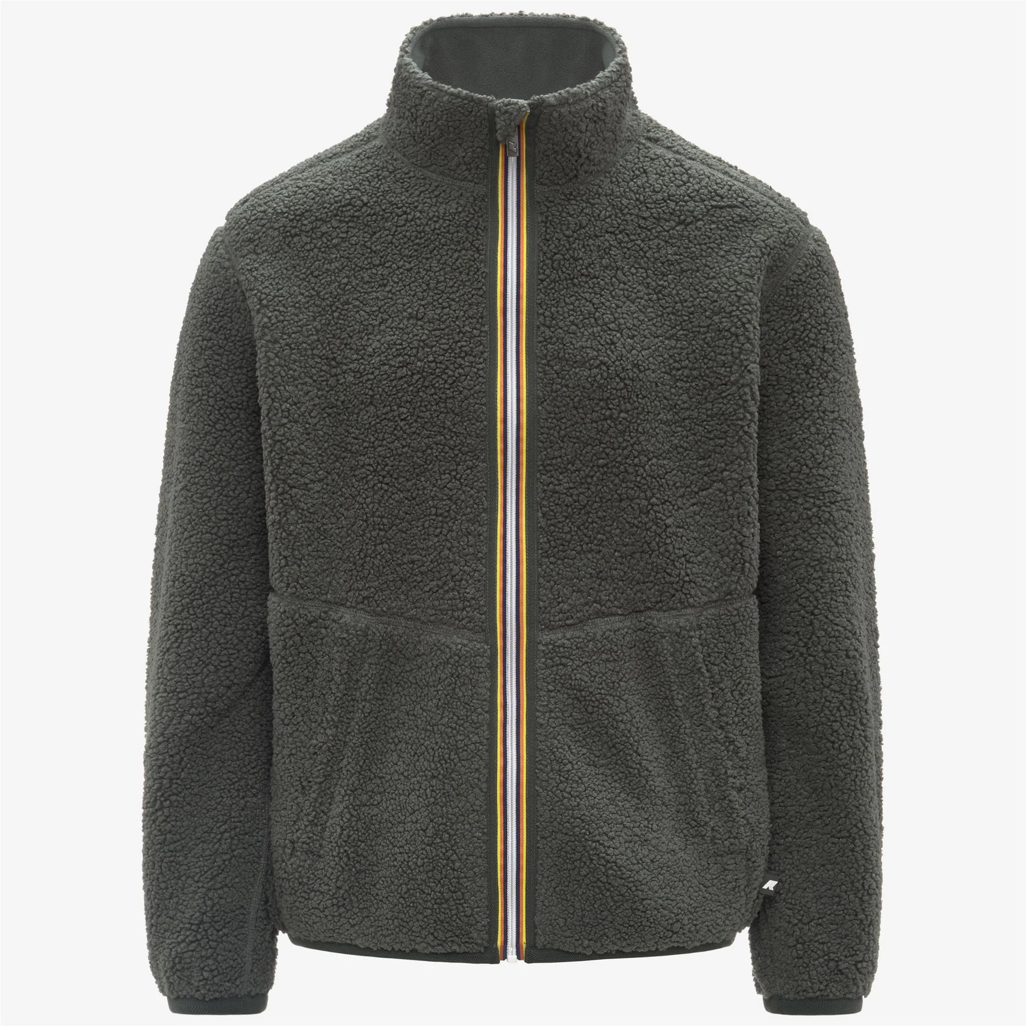 PASCAL SHERPA POLAR DOUBLE - Fleece - Jacket - Man - Green Blackish Combo-GREEN BLACKISH | BoUvy