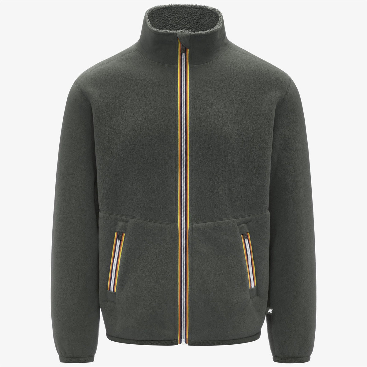 PASCAL SHERPA POLAR DOUBLE - Fleece - Jacket - Man - Green Blackish Combo-GREEN BLACKISH | BoUvy