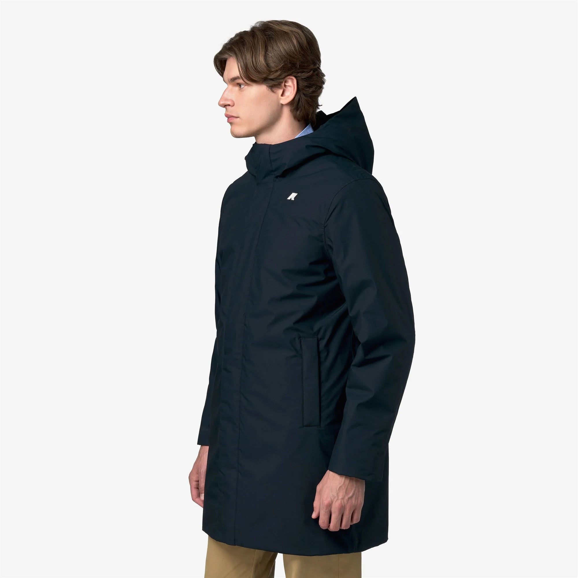 THOMAS WARM MICRO CANVAS - Jackets - Long - Man - Blue Depth | BoUvy