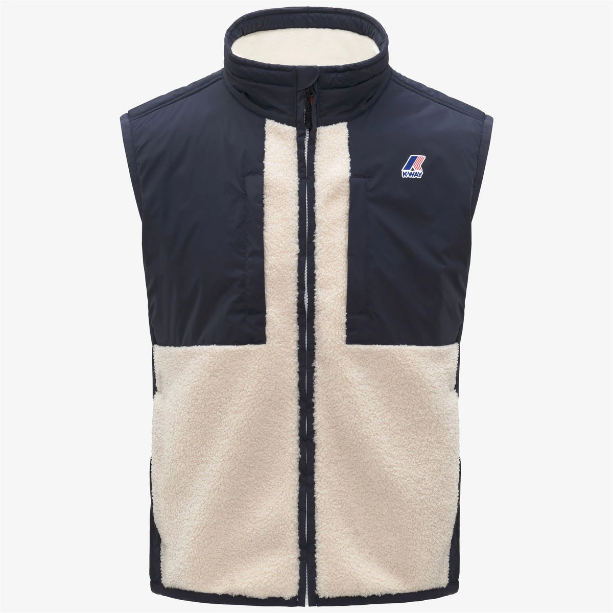 VITAL 4.0 ORSETTO - Fleece - Vest - Unisex - Blue Depth-Ivory | BoUvy