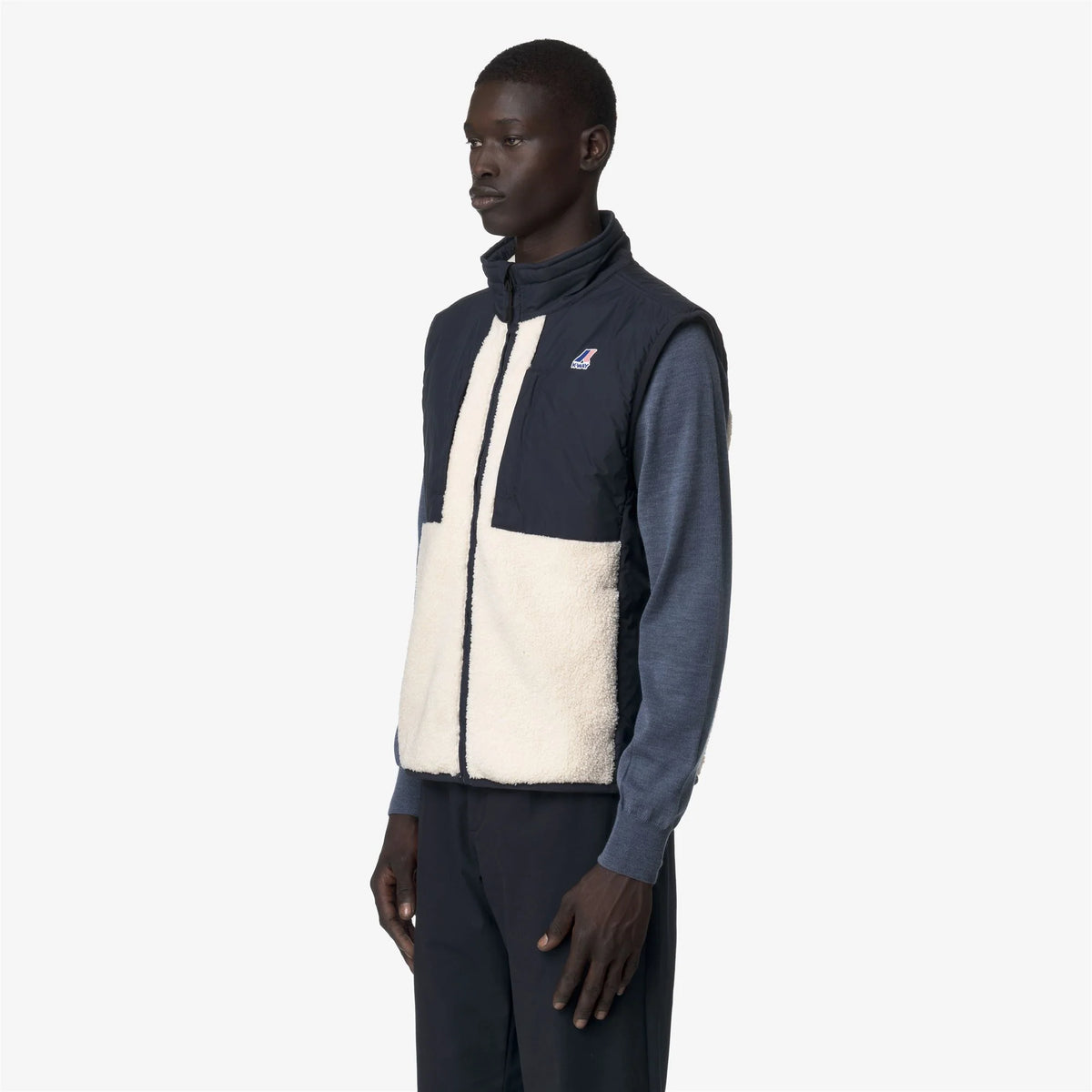 VITAL 4.0 ORSETTO - Fleece - Vest - Unisex - Blue Depth-Ivory | BoUvy