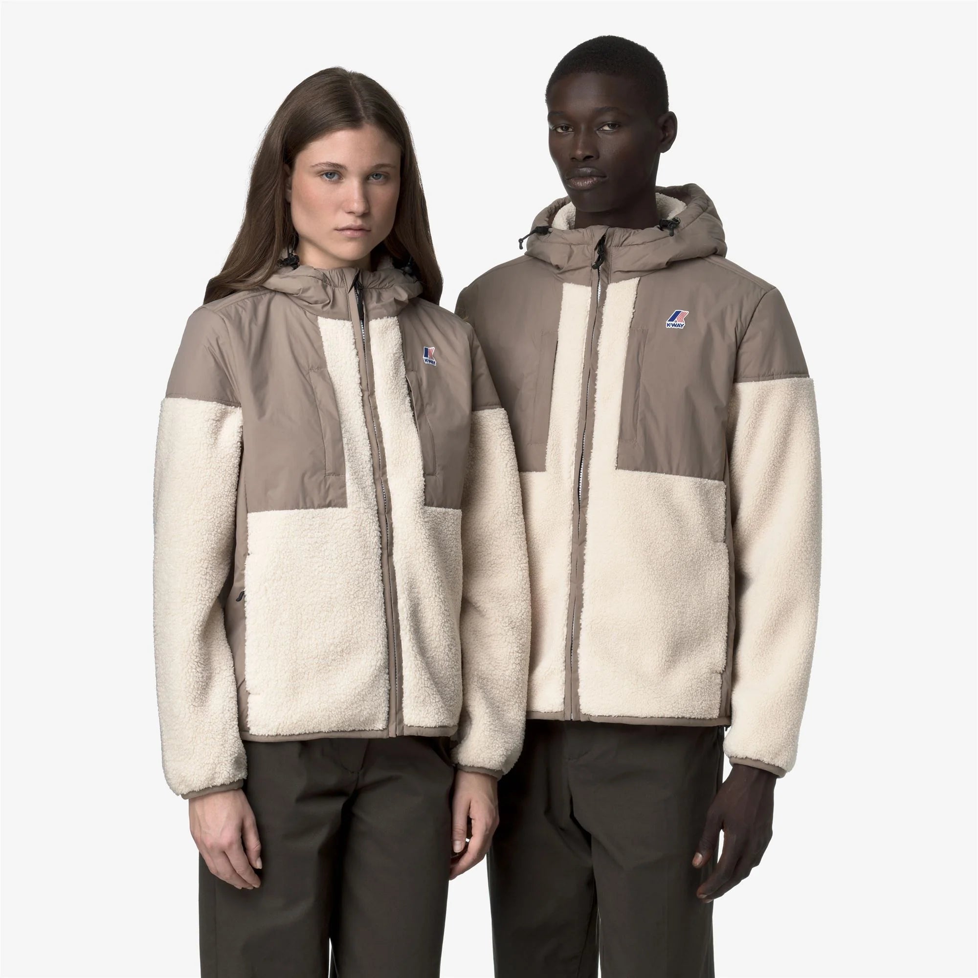 SAMSON 4.0 ORSETTO - Fleece - Hoodie Full Zip - Unisex - Beige Taupe-Ivory | BoUvy
