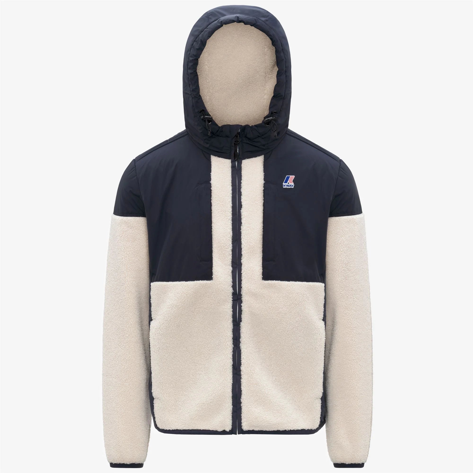 SAMSON 4.0 ORSETTO - Fleece - Hoodie Full Zip - Unisex - Blue Depth-Ivory | BoUvy