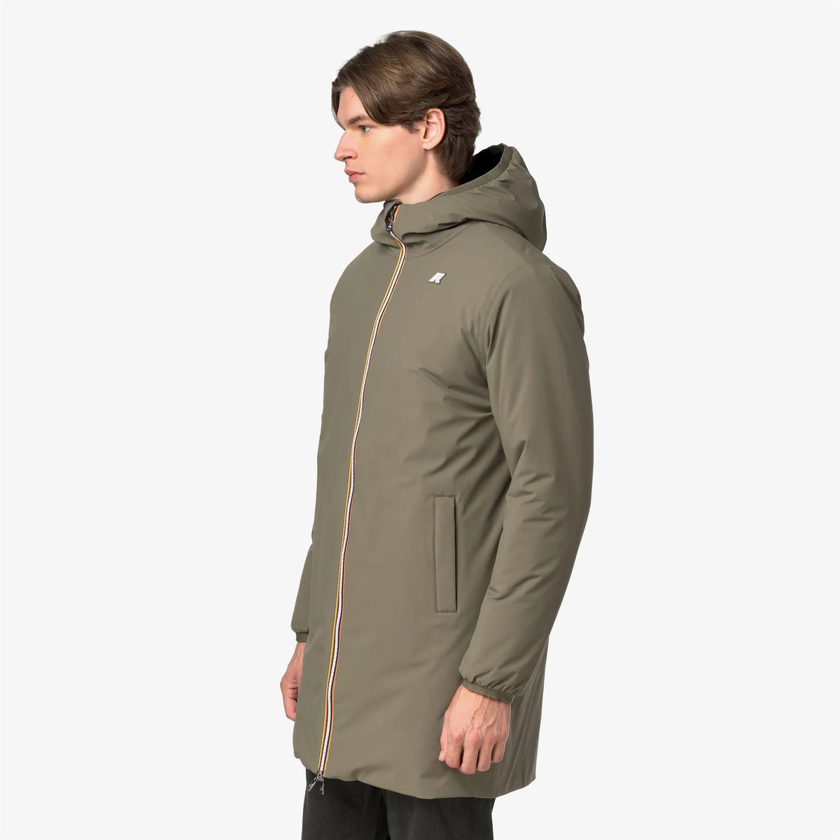 JACOB ST WARM DOUBLE - Jackets - 3/4 Length - Man - Green Army-Blue Depth | BoUvy