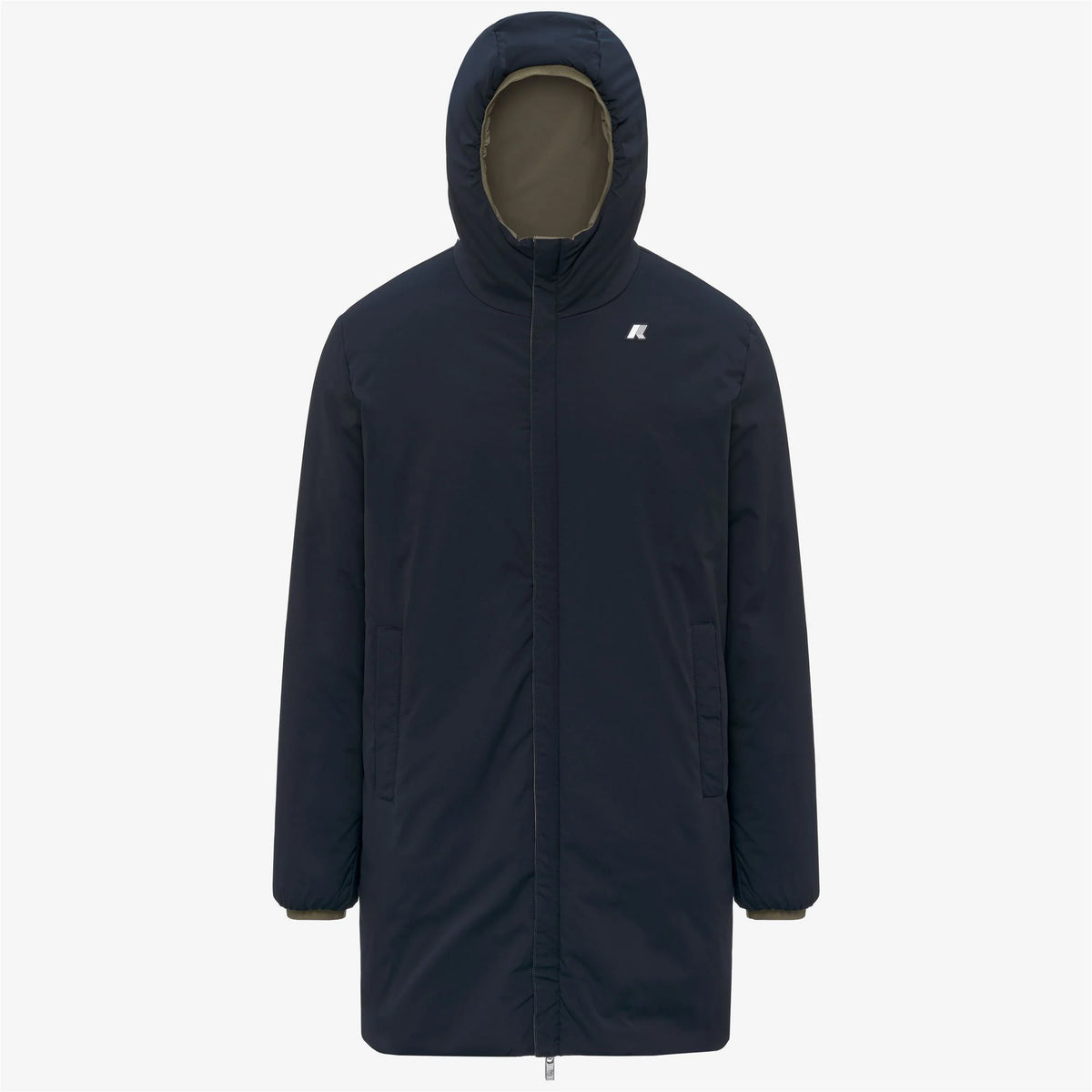 JACOB ST WARM DOUBLE - Jackets - 3/4 Length - Man - Green Army-Blue Depth | BoUvy