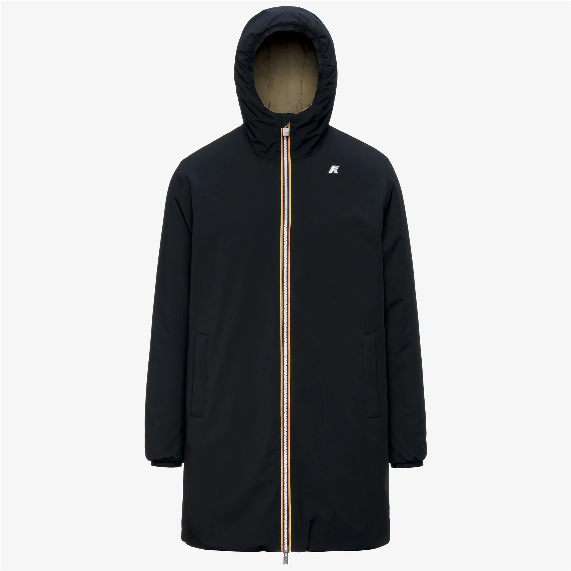 JACOB ST WARM DOUBLE - Jackets - 3/4 Length - Man - Black Pure-Green Army | BoUvy