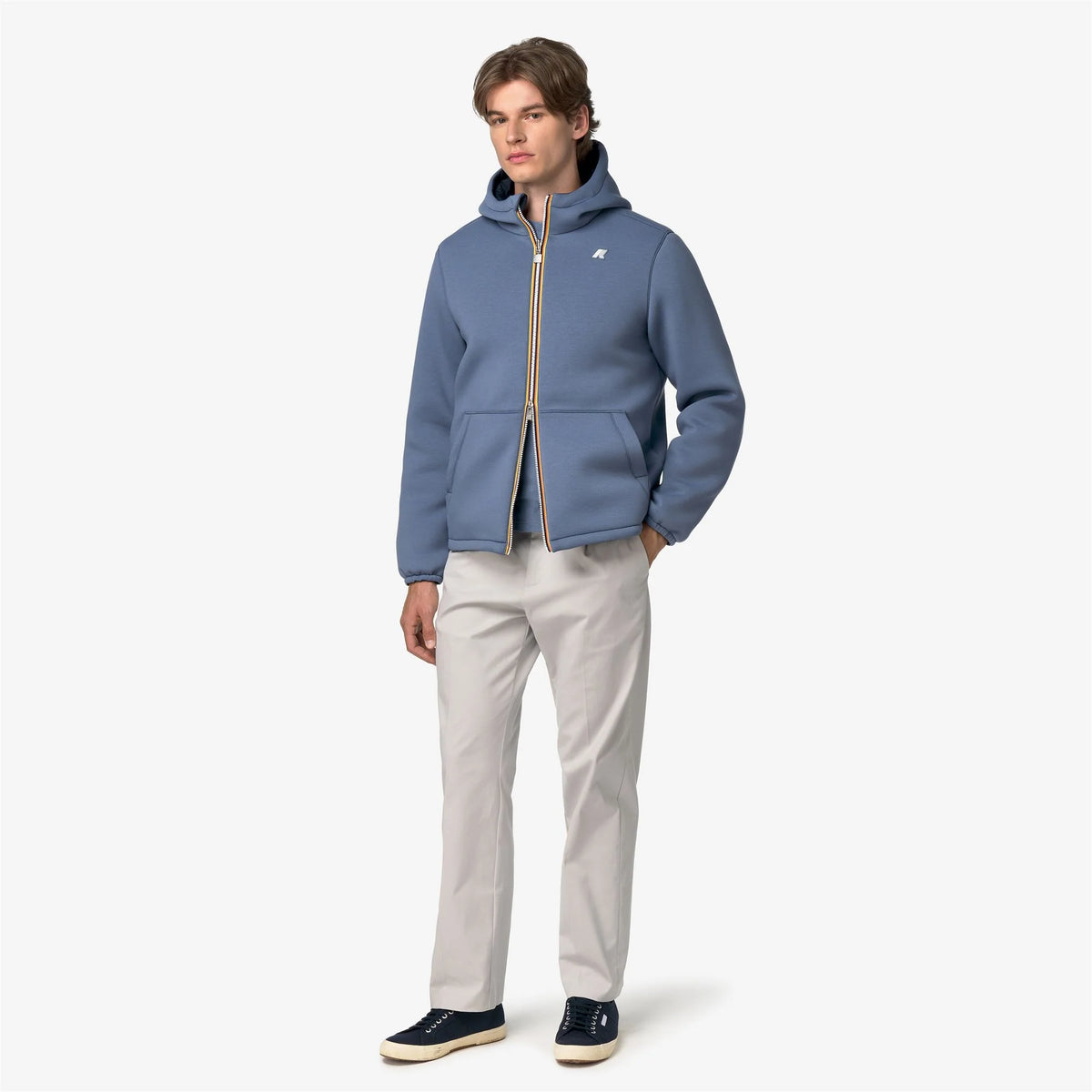 JACK SPACER NYLON DOUBLE - Jackets - Short - Man - Blue Wild-Blue Depth | BoUvy