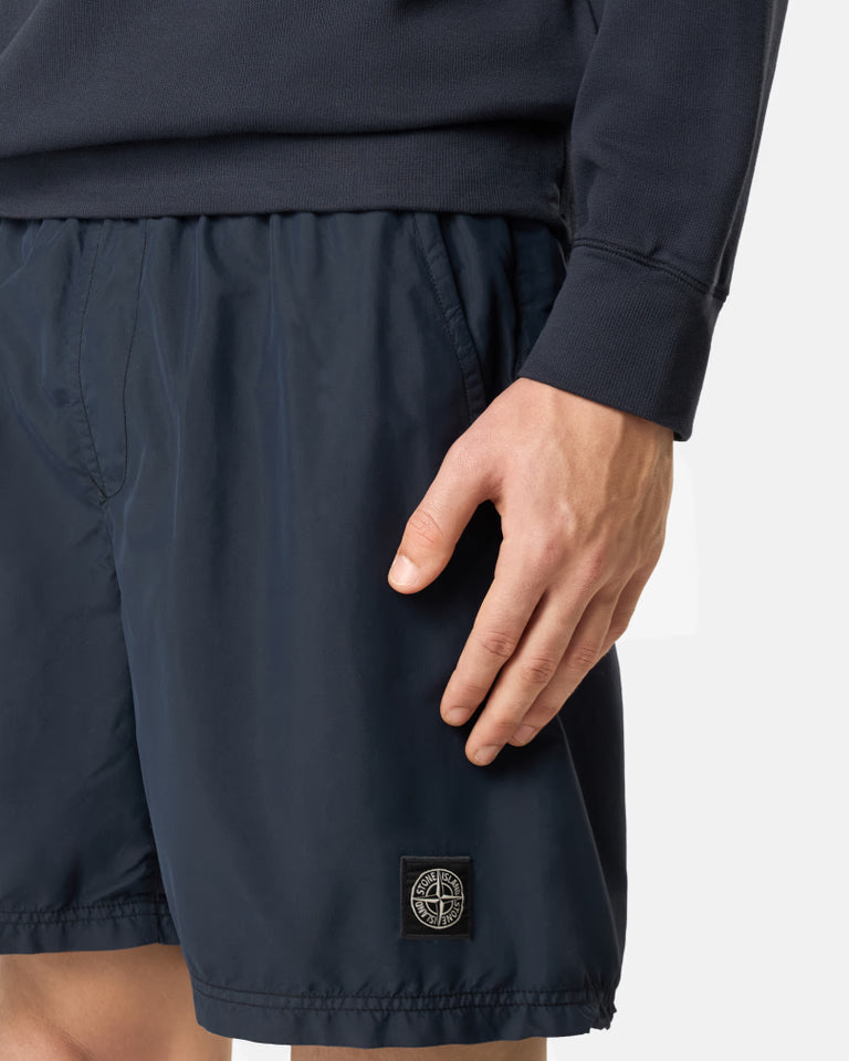 Regular-fit mid-length swim trunks with pockets - BoUvy