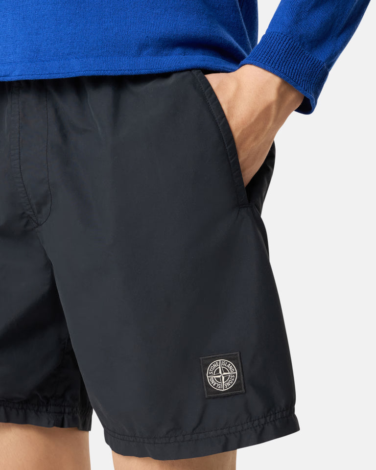 Regular-fit mid-length swim trunks with pockets - BoUvy