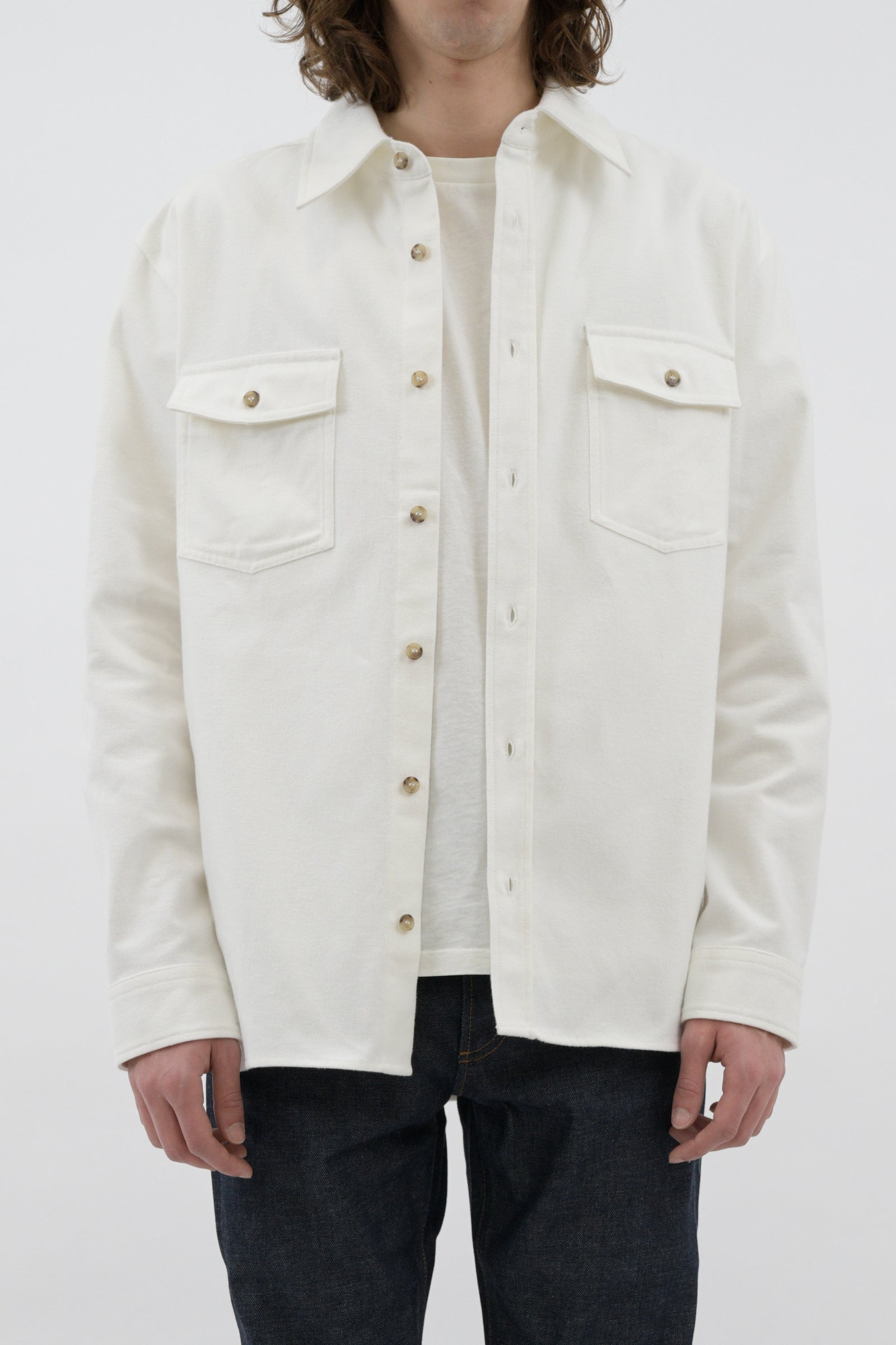 Solid-colour Cotton Overshirt - BoUvy