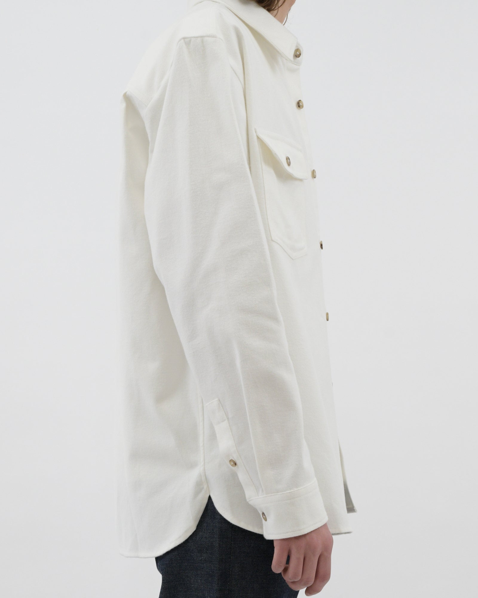 Solid-colour Cotton Overshirt - BoUvy