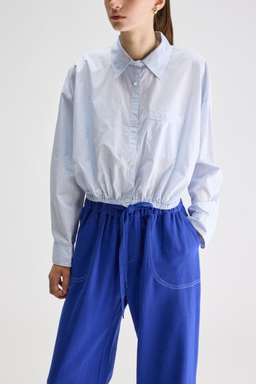 Gemma cropped shirt - BoUvy