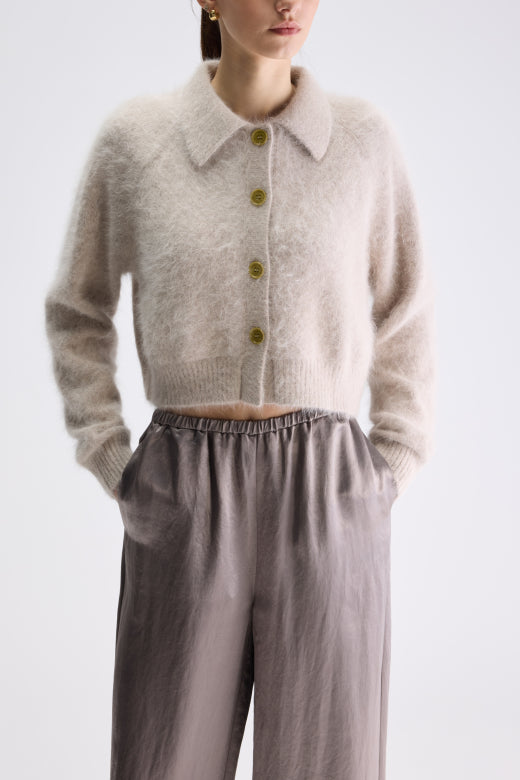 Datco angora-blend cardigan - BoUvy