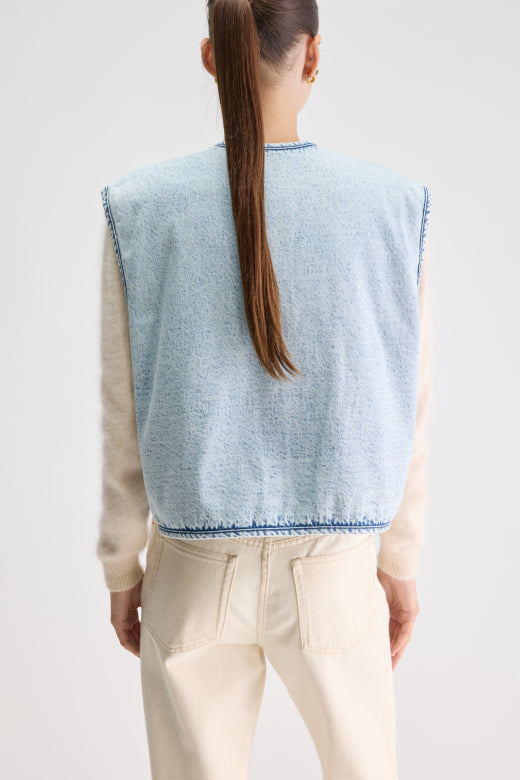 Joannie sleeveless jacket - BoUvy